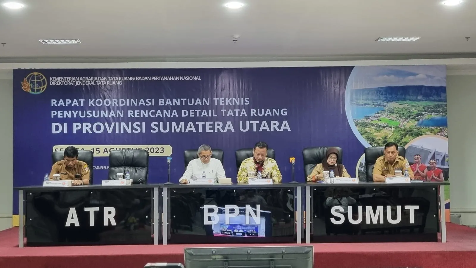 Wali Kota Siantar - OPD Hadiri Rakor Bantuan Teknis Penyusunan RDTR di Kantor ATR/BPN Sumut