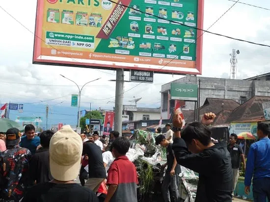 Sambut HUT RI  Ke-78 Di Panyabungan, Dua Kelompok Baku Hantam
