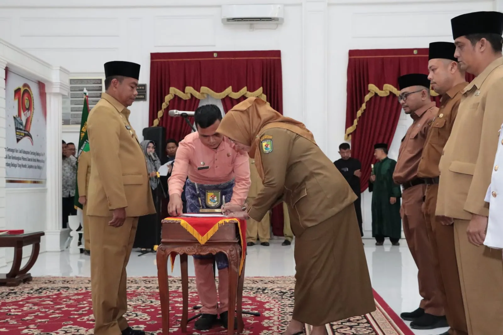 Bupati Sergai Lantik Pejabat Eselon II Dan III