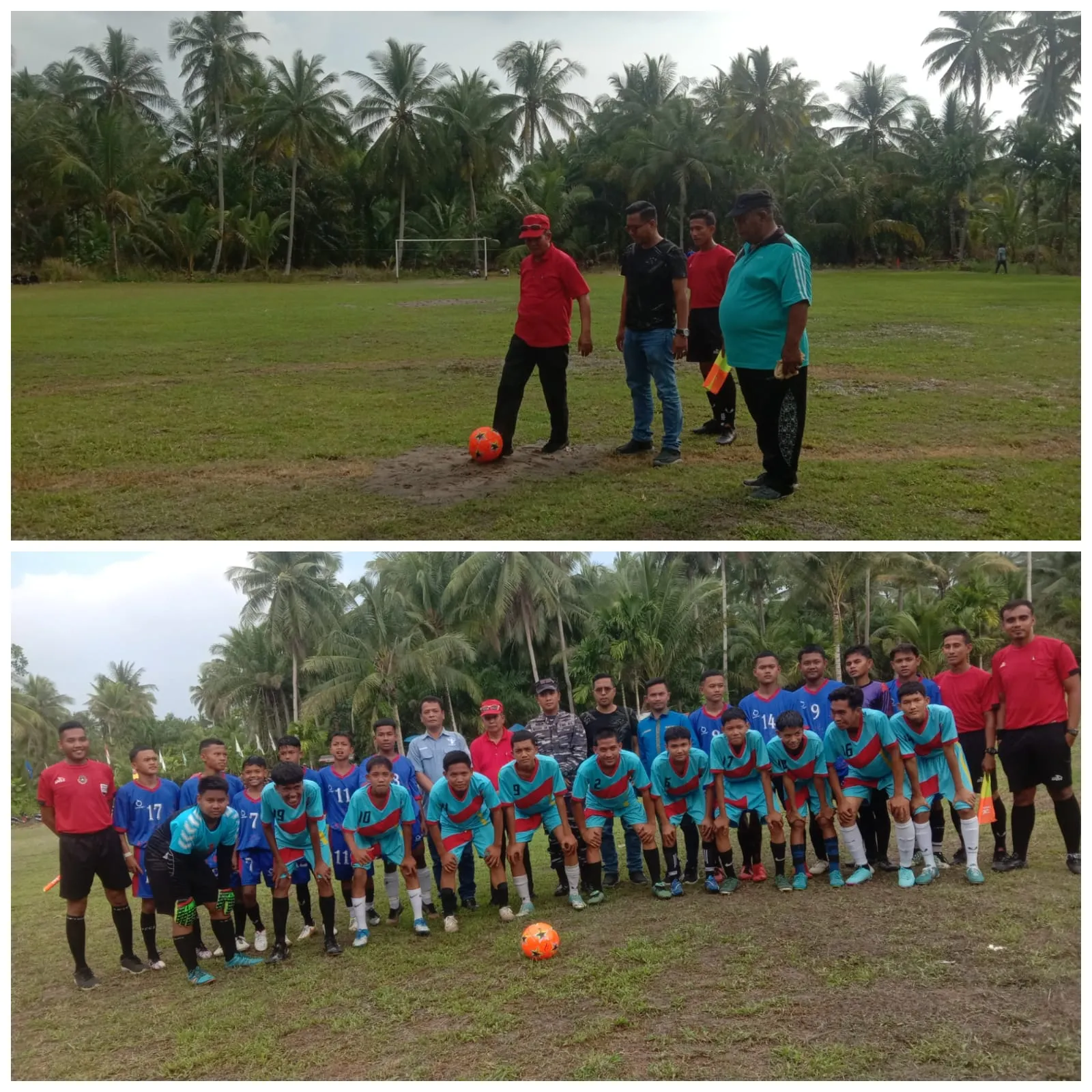 Turnamen Bola Kemerdekaan U-17 Dibuka Bacaleg HANURA & Camat