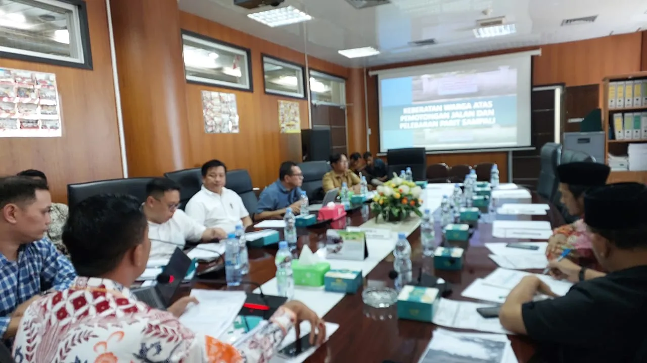 Komisi IV DPRD Medan Gelar RDP Terkait Proyek Penyempitan Badan Jalan Sampali Pandau Hulu II
