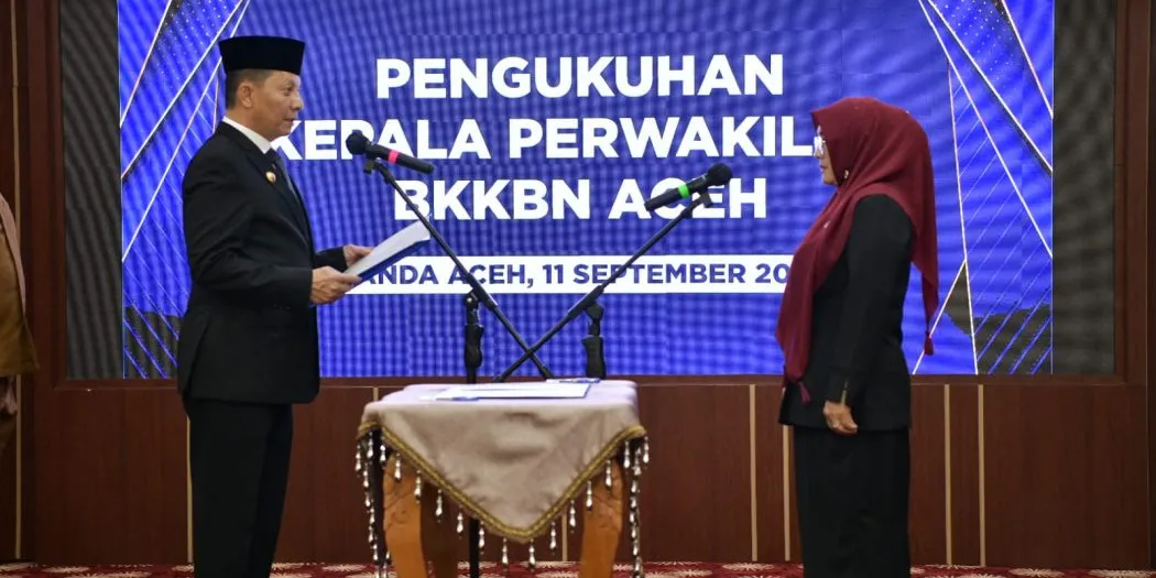 Pj. Gubernur Aceh Kukuhkan Kepala Perwakilan BKKBN Yang Baru