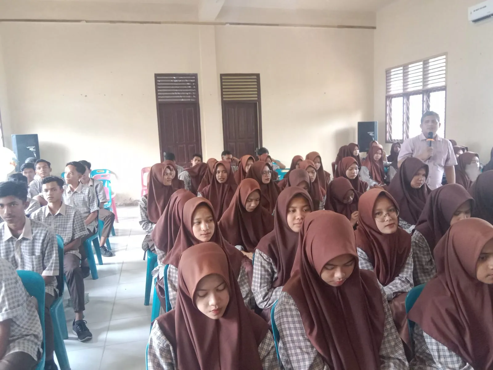 Panwaslih Aceh Utara Ajak Siswa Berpartisipasi Pantau Pemilu 2024