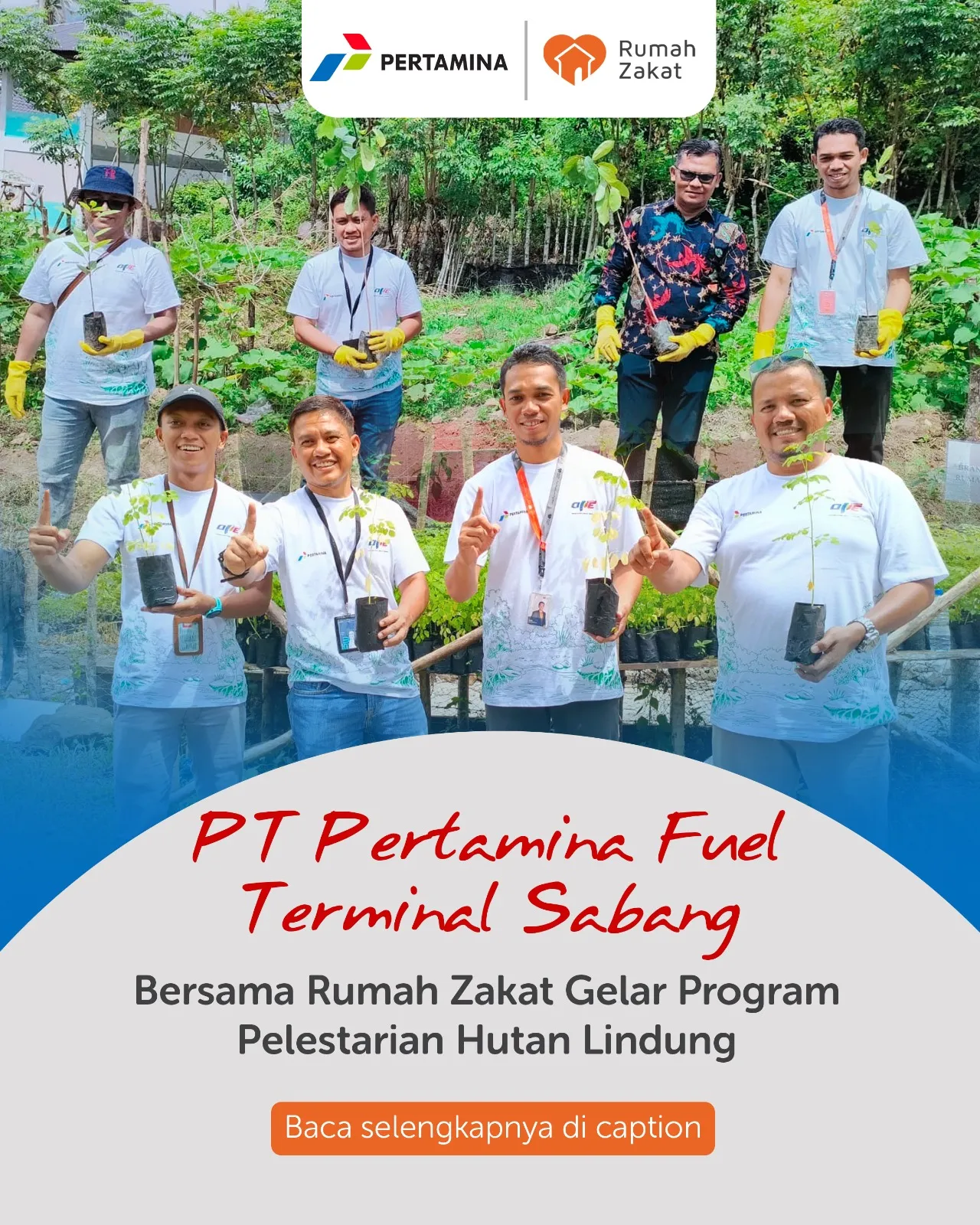 Pertamina Sabang dan Rumah Zakat Tanam 1500 Pohon