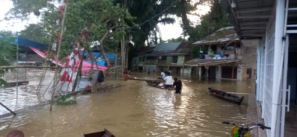 Banjir Kembali Rendam Beberapa Wilayah Di Aceh Tamiang