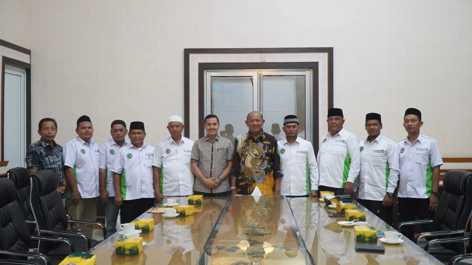 Syah Afandin Terima Audiensi Aceh Sepakat Sumut DPC X Pangkalan Susu