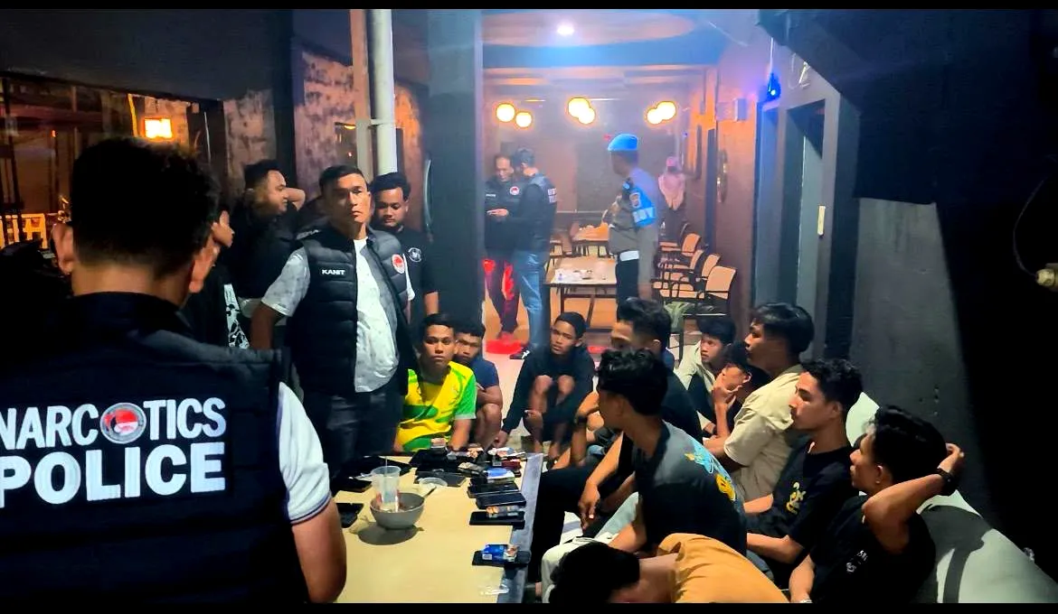 Polres Sergai Razia Tempat Hiburan Malam, 27 Positif Narkoba