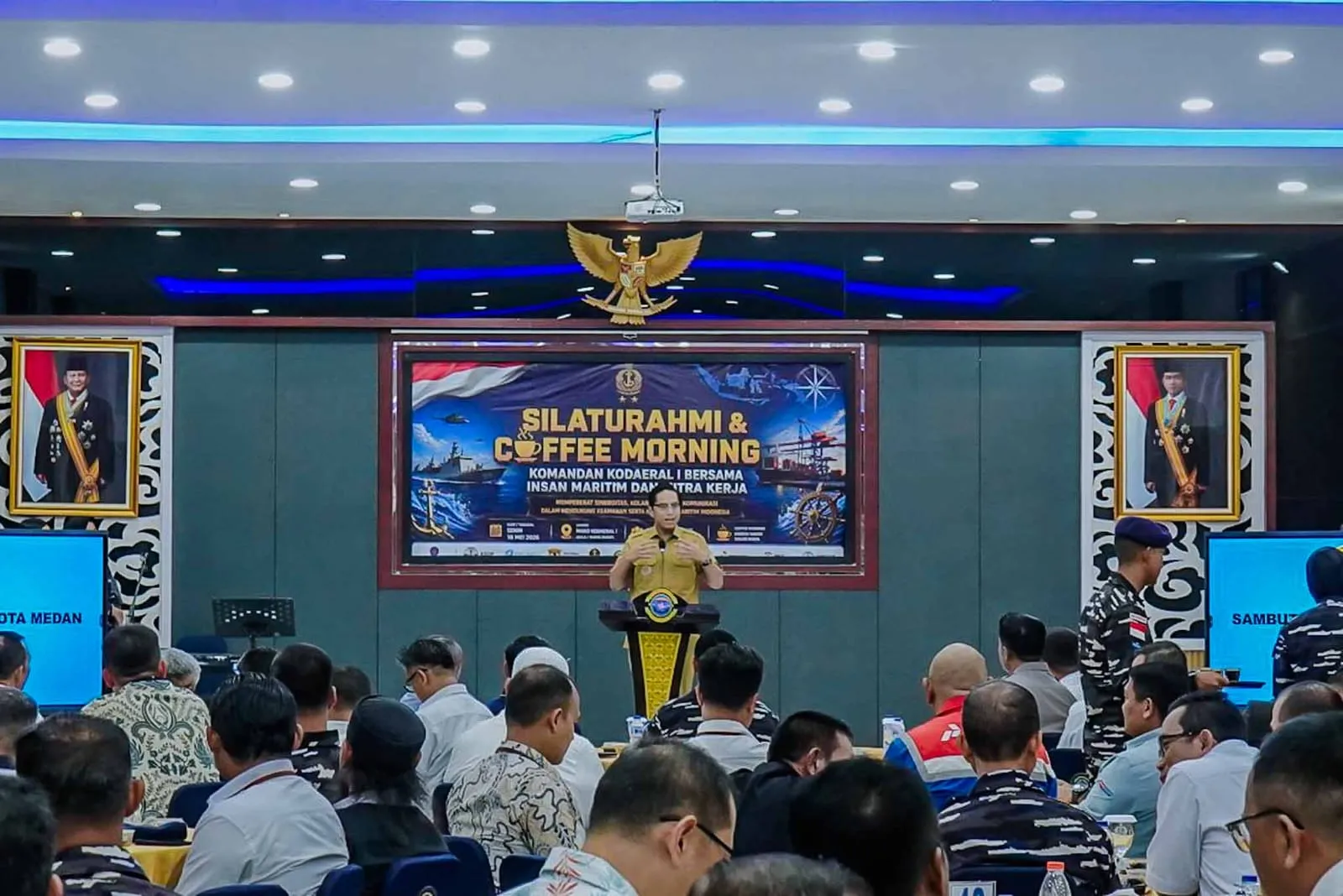 Rico  Waas Coffee Morning di Mako Kodaeral I Belawan
