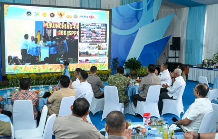 Wagubsu Hadiri Panen Raya Jagung Serentak Di Desa Telaga Sari Tanjung Morawa.