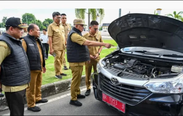 Pemprov Sumut Gelar Apel Kendaraan Dinas Dan Pastikan Taat Pajak