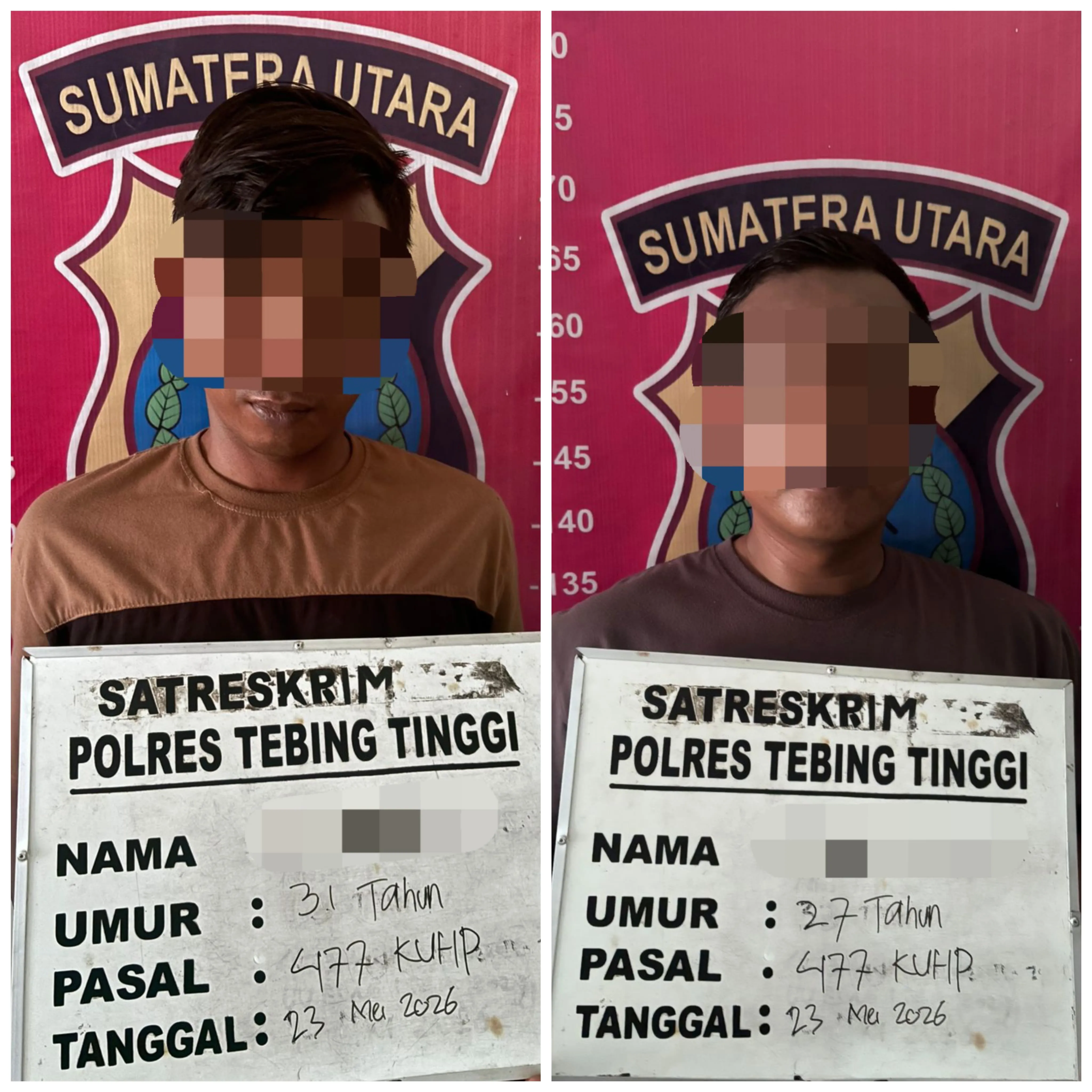 Menyamar Sebagai Petugas PLN, Dua  Pencuri Kabel Ditangkap