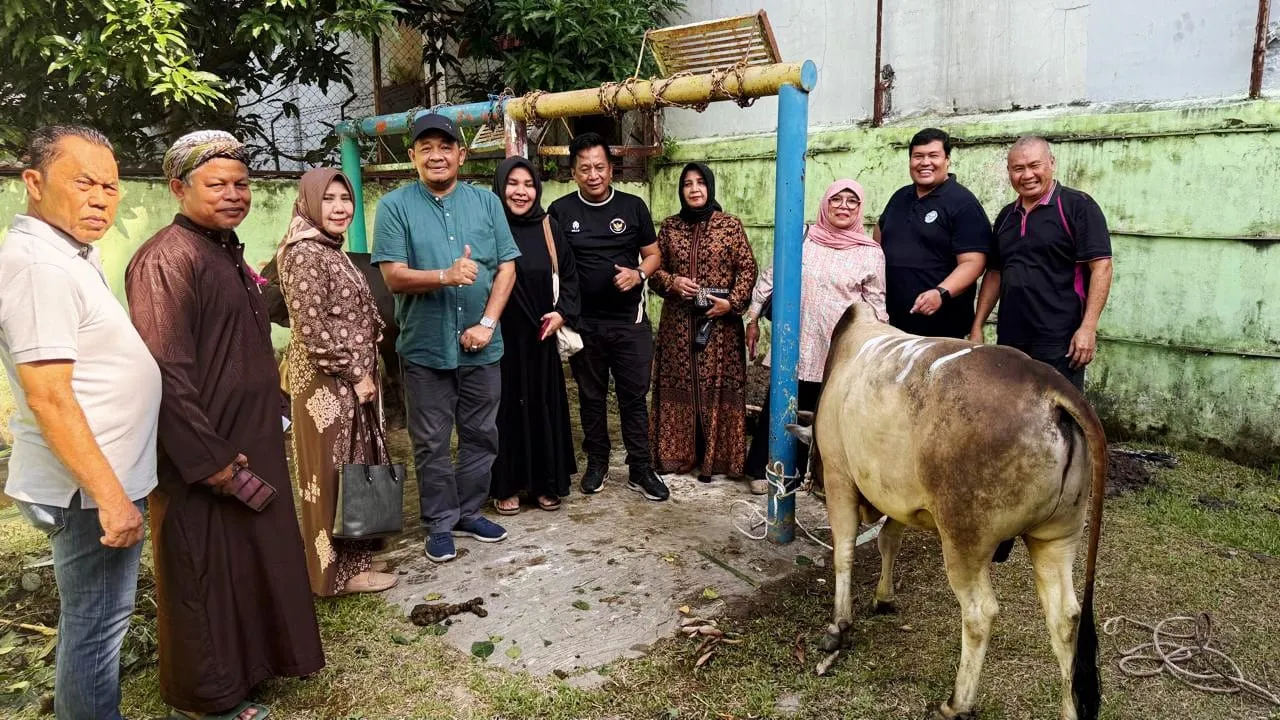 Notaris Muslim Indonesia Korwil Sumut Sembelih Hewan Kurban