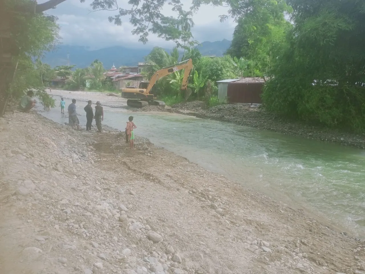 BPBD Agara Normalisasi DAS Lawe Bulan