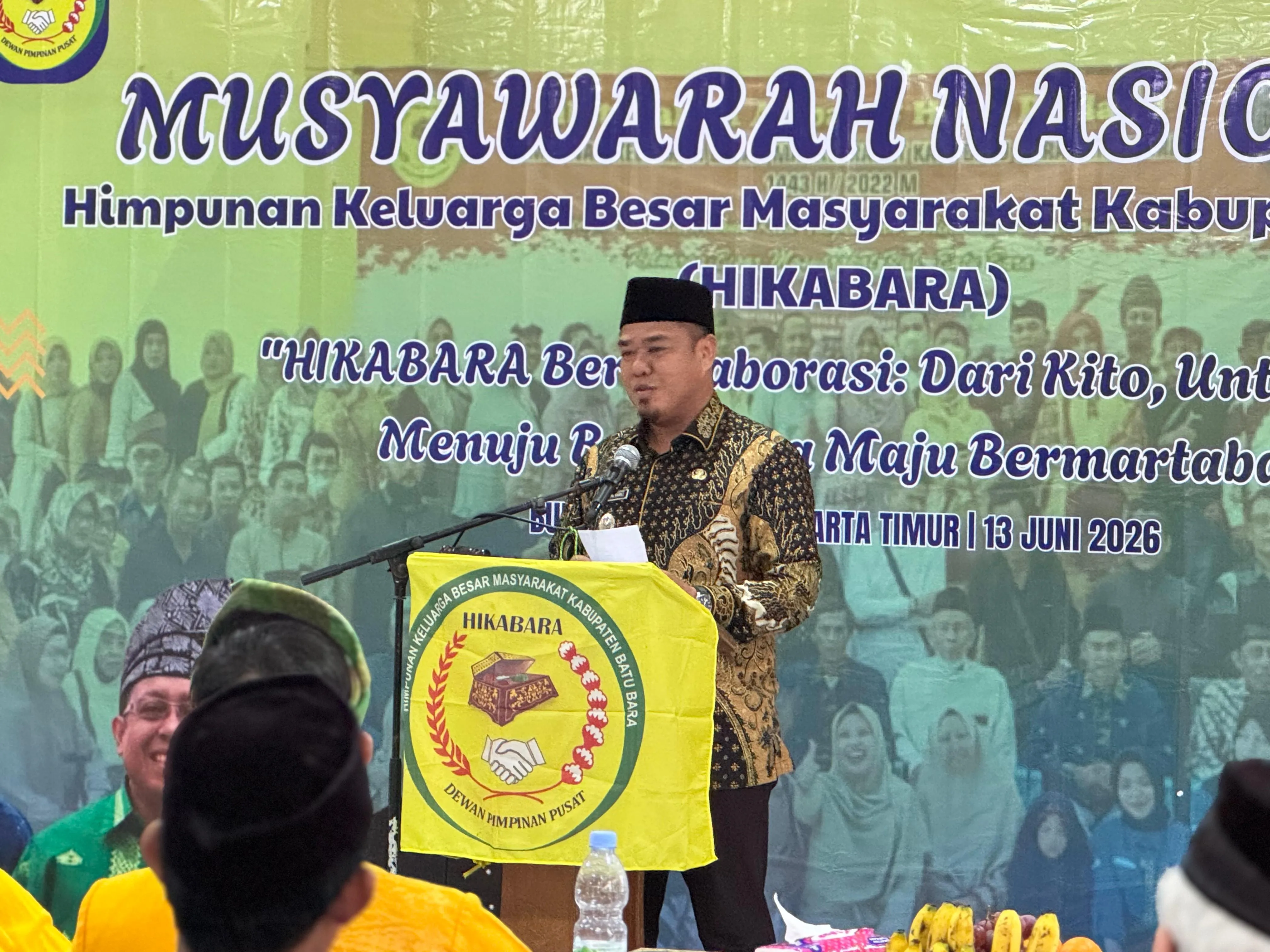 Wabup Batubara Hadiri Munas II HIKABARA Dicibubur