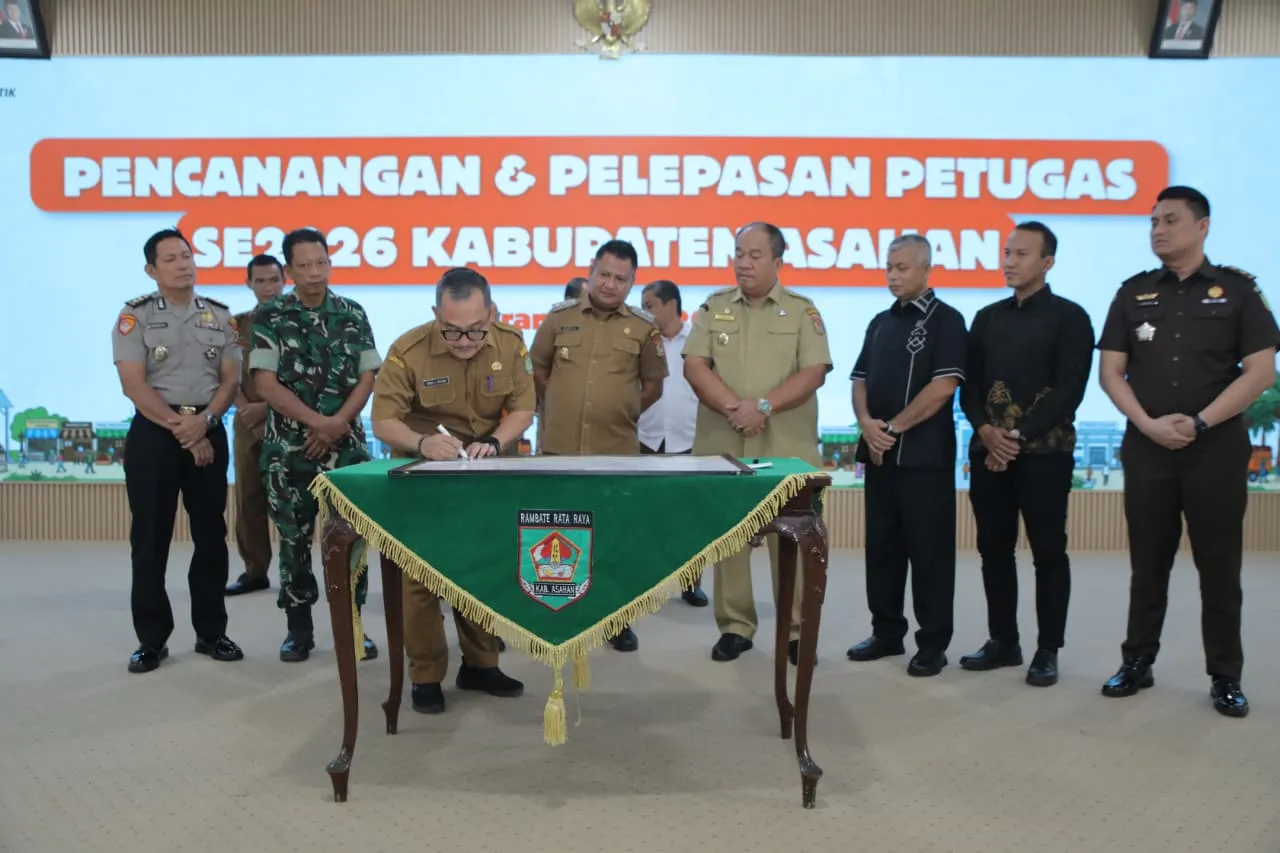 Pencanangan dan Pelepasan Petugas Sensus Ekonomi 2026 Kabupaten Asahan