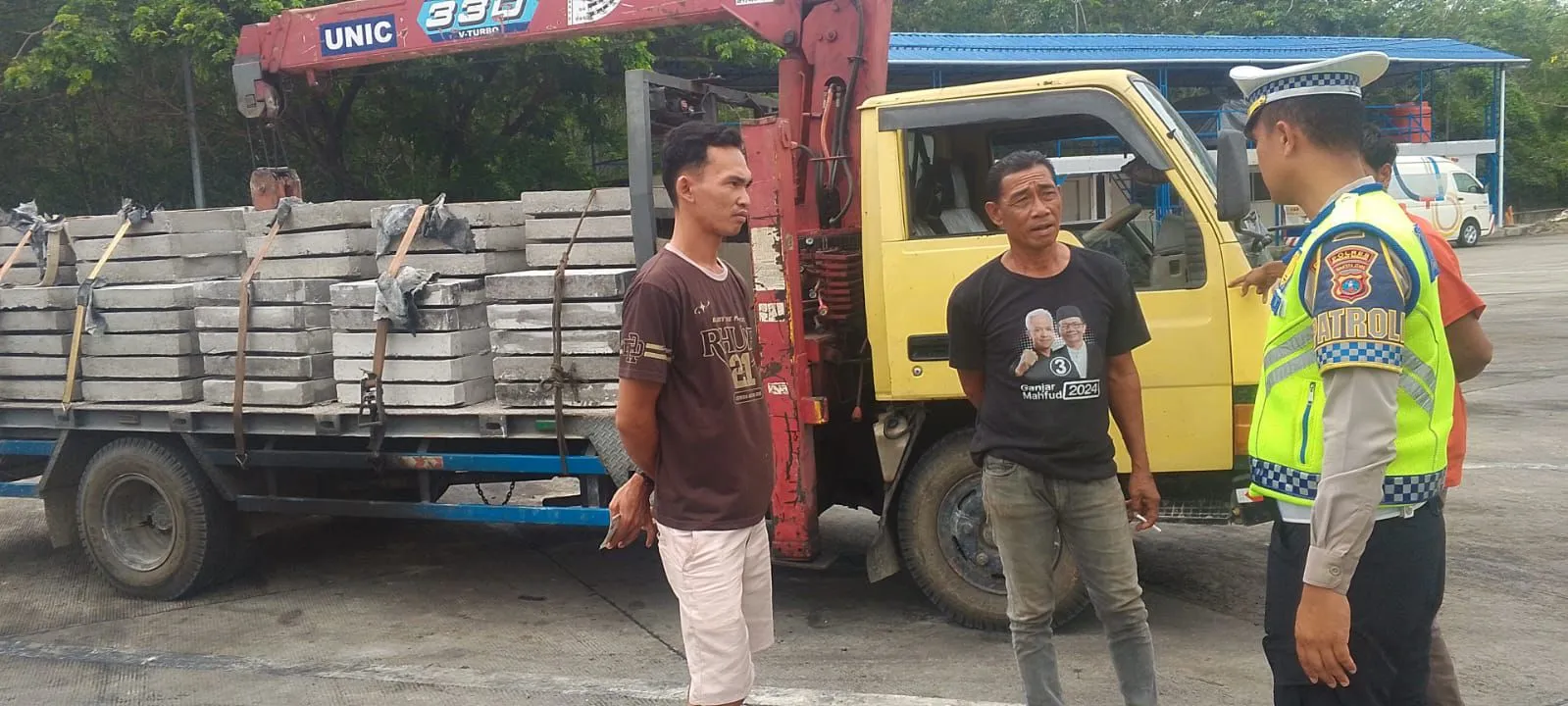 Satlantas Polres Sergai Tertibkan 30 Truk ODOL di Tol KM 65 Medan–Tebing Tinggi