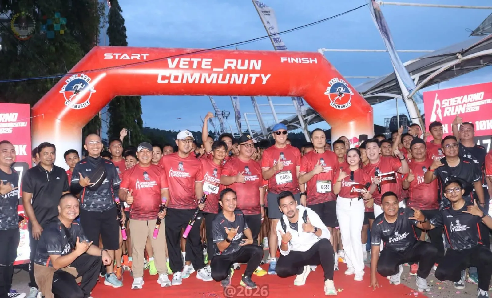 Wali Kota Gunungsitoli Lepas Peserta Soekarno Run 10K dan 5K Tahun 2026