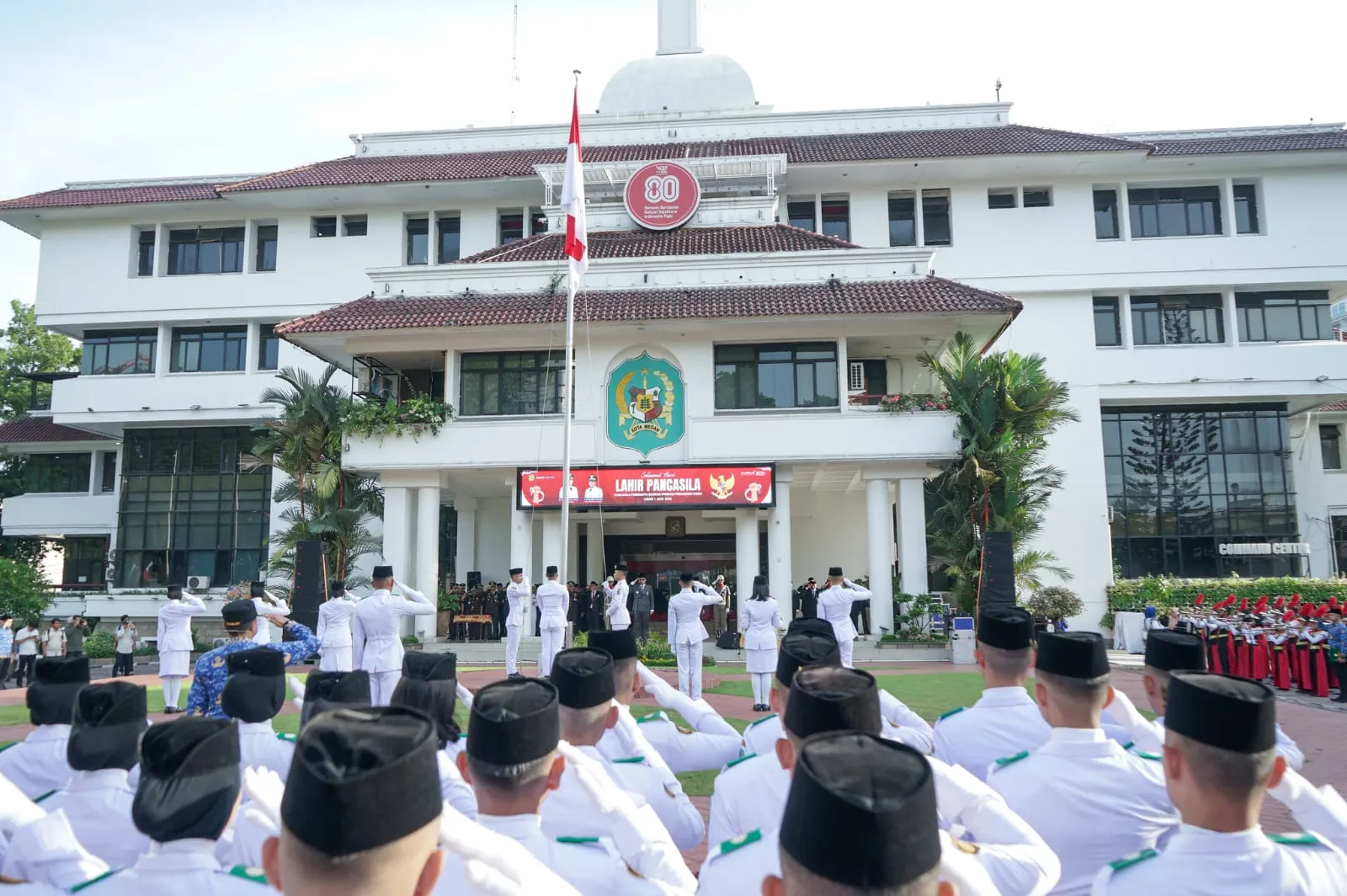 Wali Kota Medan Pimpin Upacara Hari Lahir Pancasila