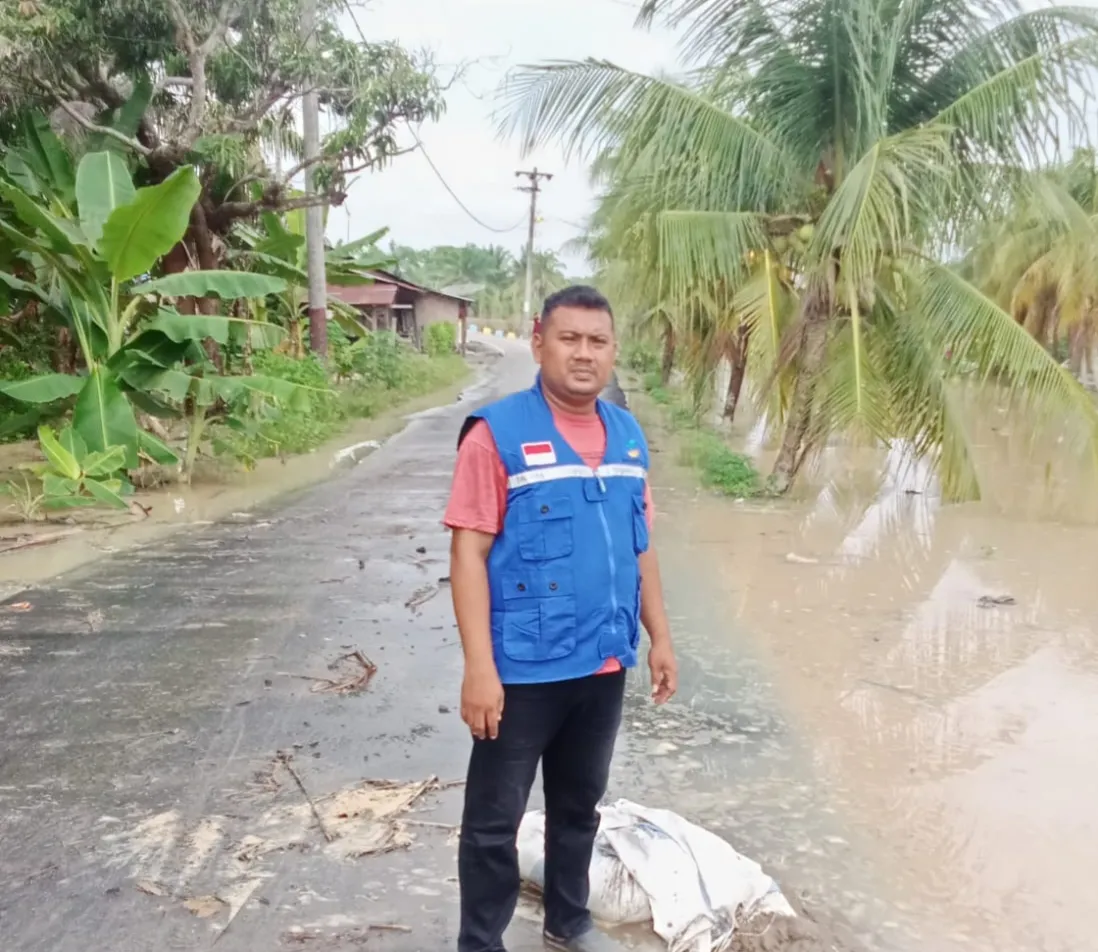 53 Rumah Warga Di Kecamatan Seibalai Terkena Banjir