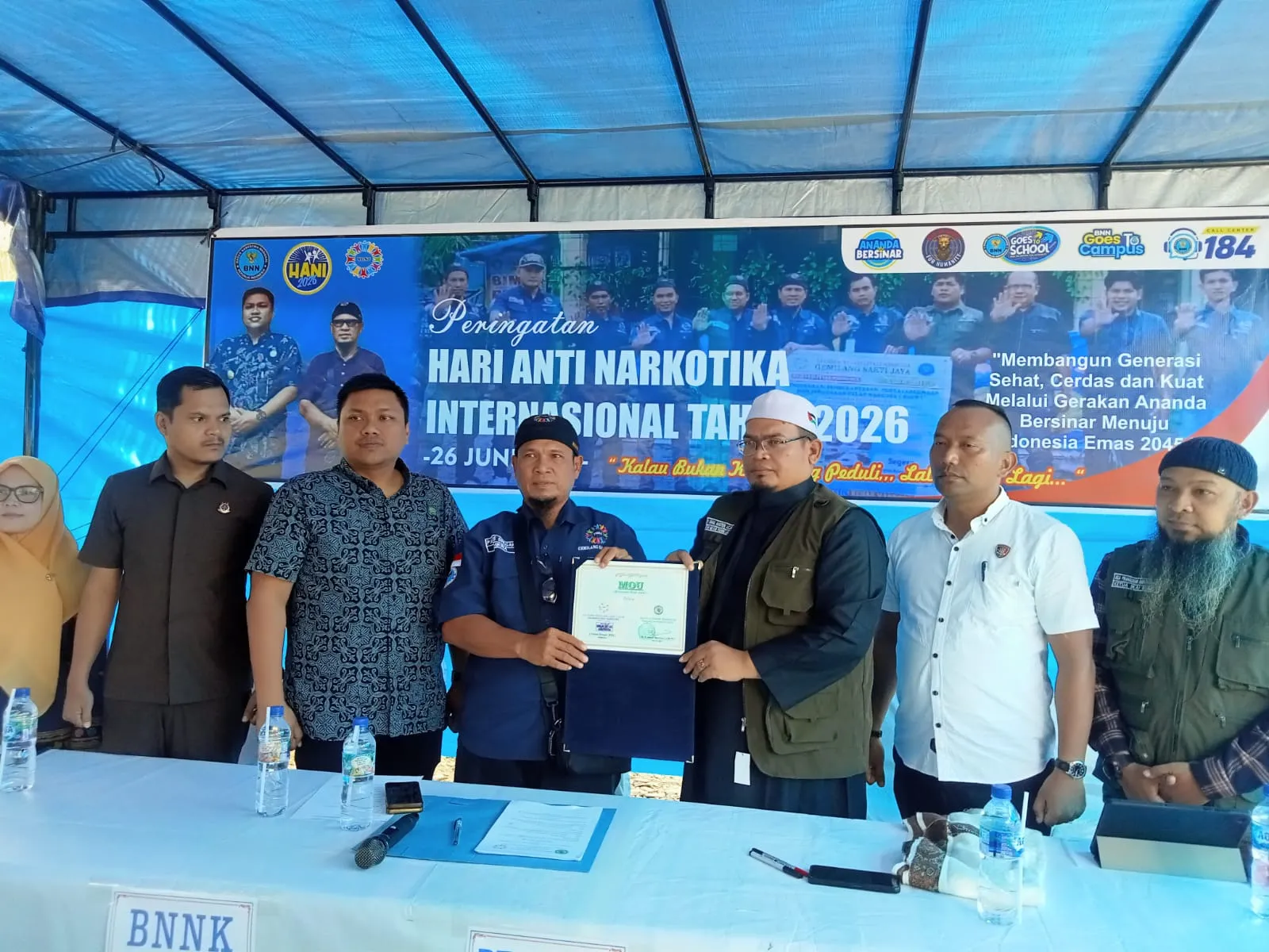 YGSJ Sigorbus Dan Ulama Deklarasi Anti Narkoba Menuju Indonesia Emas 2045