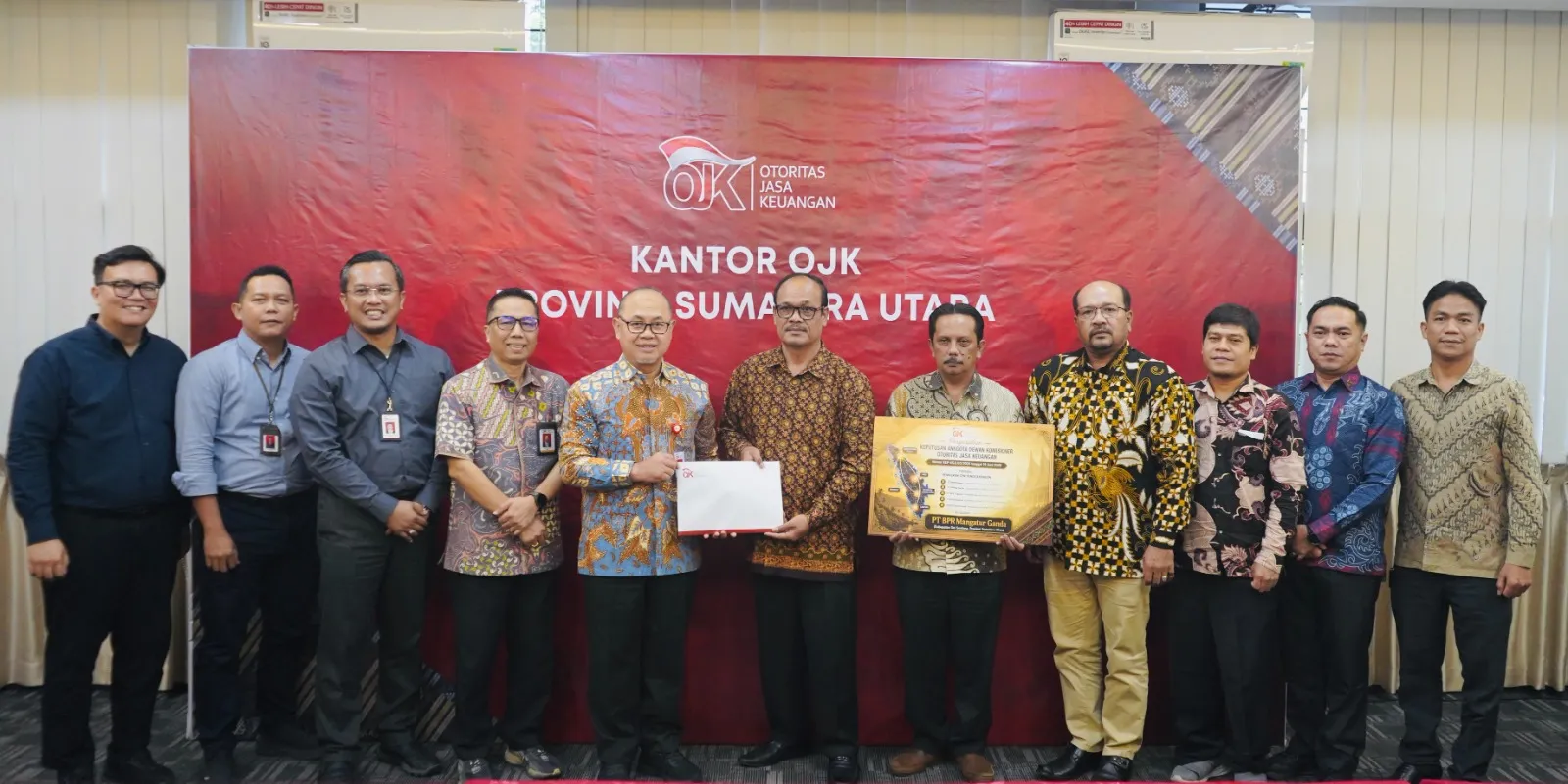OJK Setujui Merger BPR Dari Empat Provinsi Ke BPR Mangatur Ganda Sumut