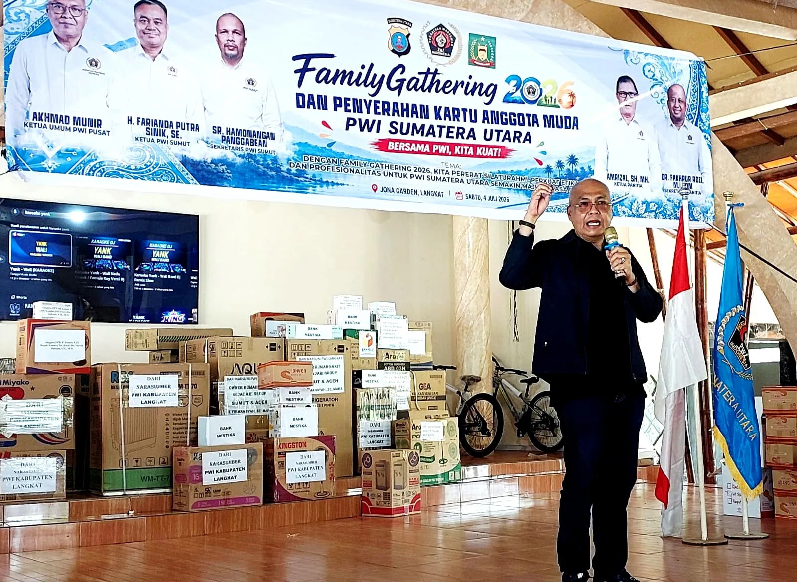 Ahkmad Munir Ingatkan Anggota PWI Jangan Terlibat Lindungi Narkoba dan Judi