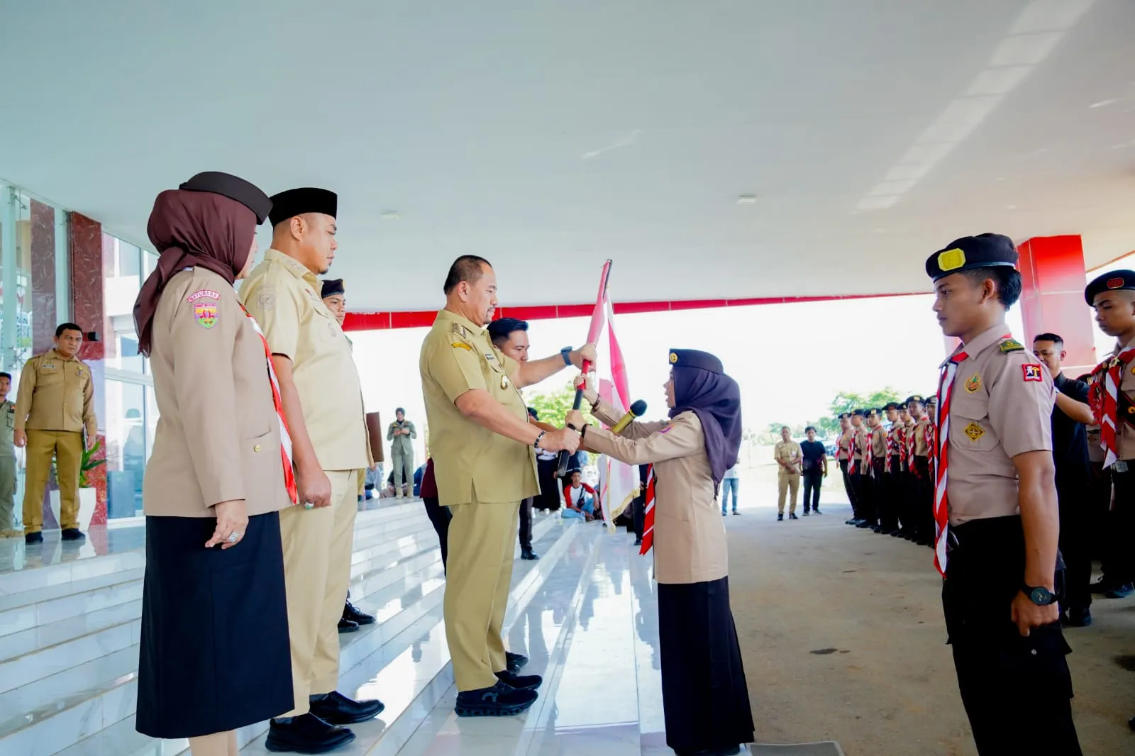 Bupati Batubara Lepas Kontingen Jambore Daerah Sumatera Utara XI Tahun 2026