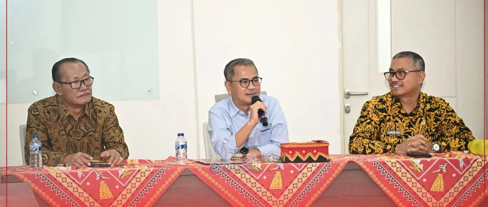 Bupati Nias Terima Audiensi Panitia Sidang Sinode AM XII Gereja Amin