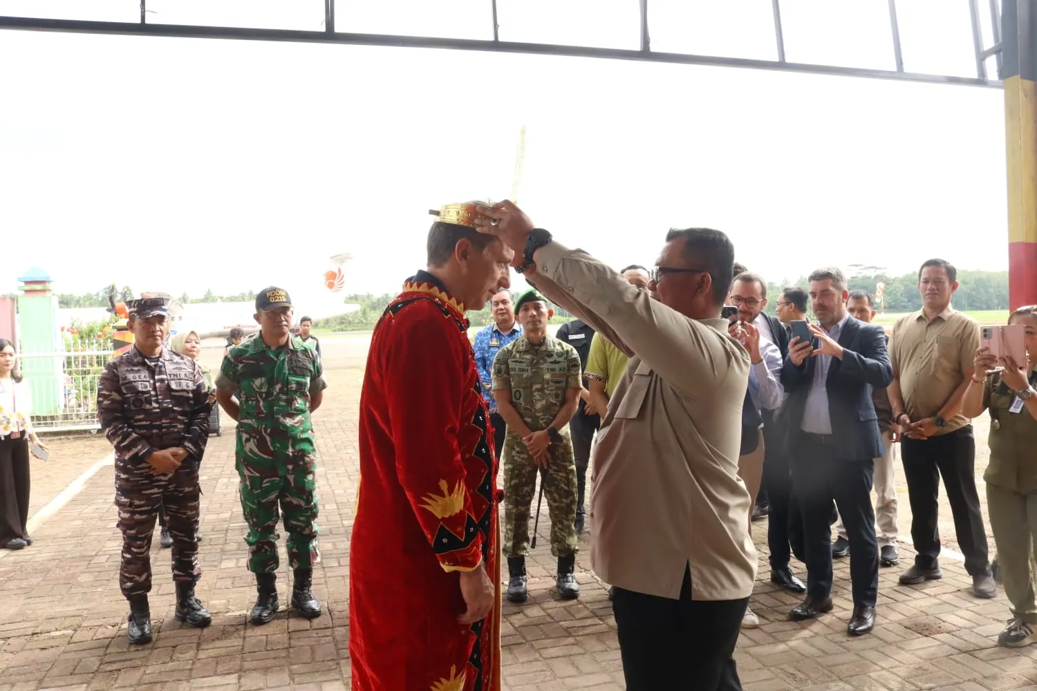 Wali Kota Dan Forkompida Gunungsitoli  Sambut Kedatangan Dubes Perancis