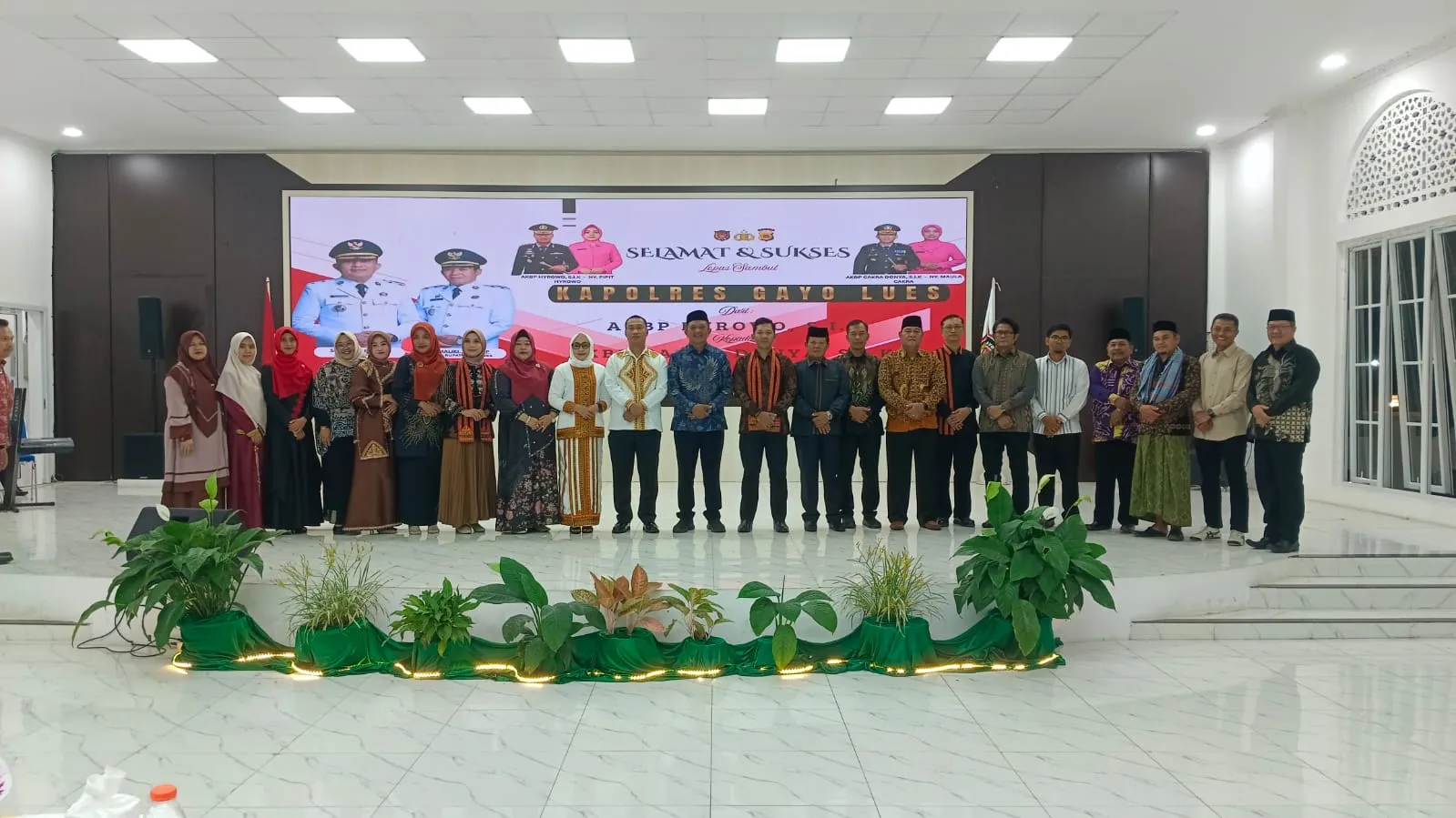 ‎Bupati Suhaidi Hadiri Lepas Sambut Kapolres Gayo Lues  ‎  ‎
