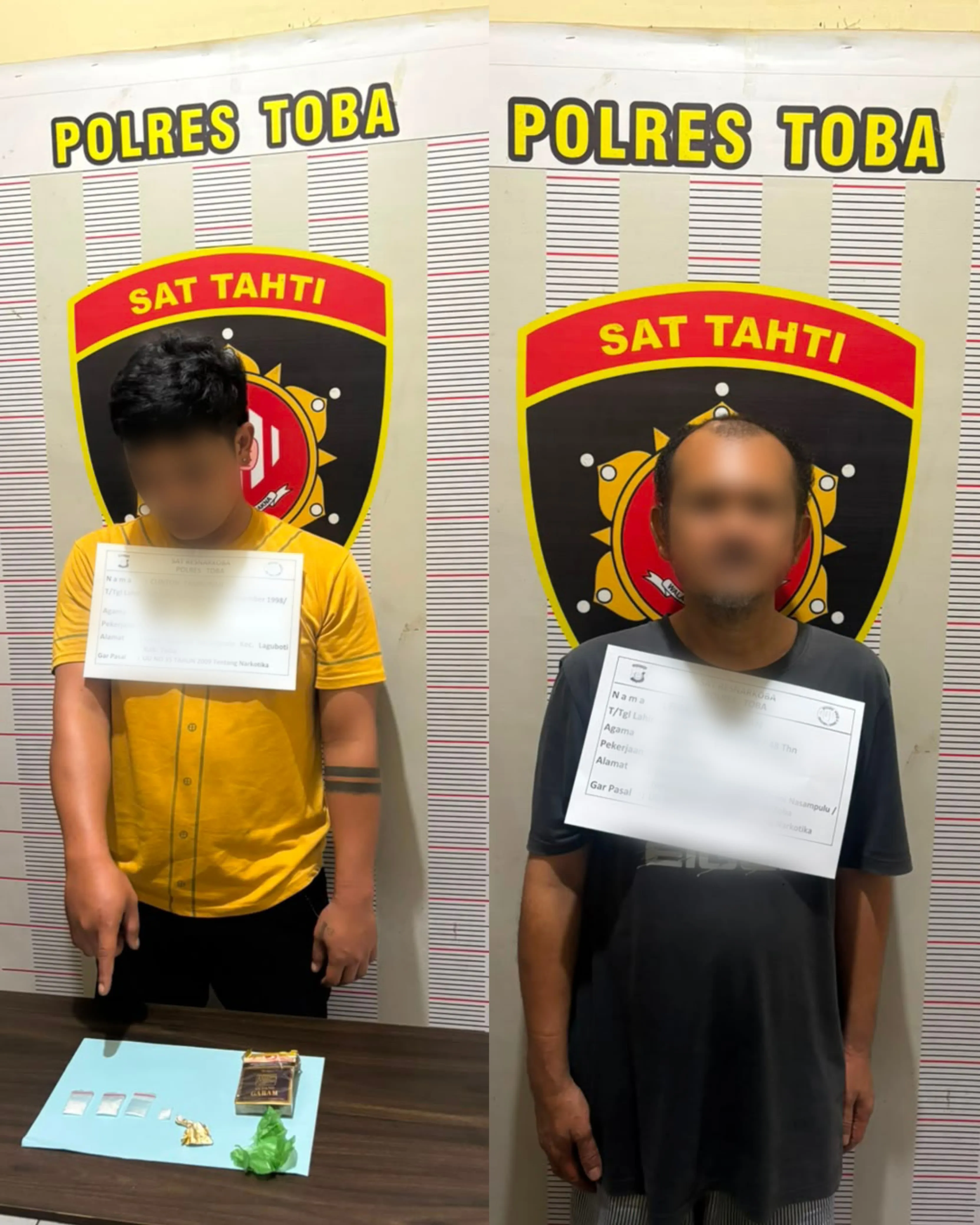 Jaringan Peredaran Sabu di Laguboti Terungkap, Dua Orang Ditangkap