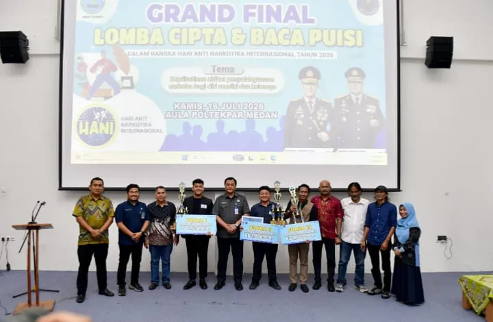 BNN Sumut Gelar Lomba Puisi Antinarkoba, Pemprovsu Apresiasi