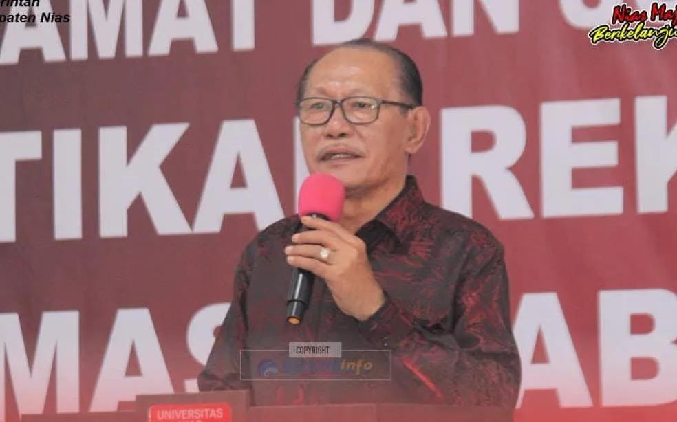 Wabup Nias Hadiri Pelantikan Rektor Universitas Nias Masa Jabatan 2026-2030