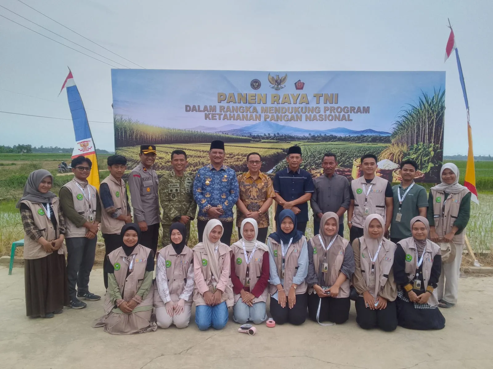 Dandim Dan Bupati Aceh Tamiang Ikuti Vidcon Bersama Presiden Prabowo Untuk Perkuat Ketahanan Pangan