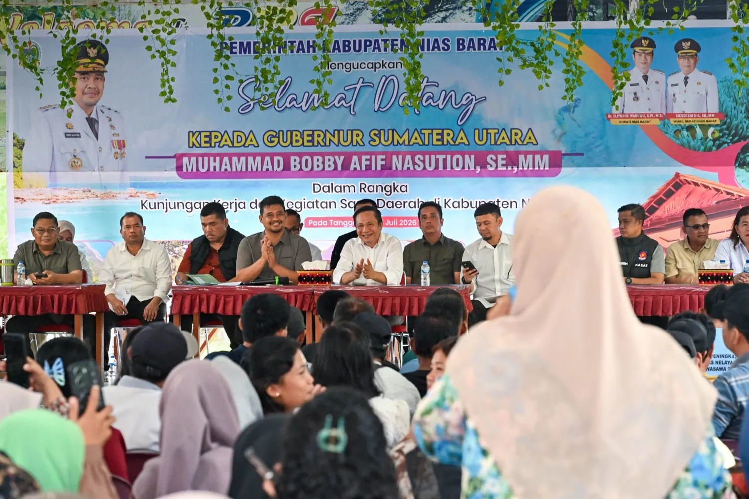 Gubsu Serap Aspirasi Warga Nias Barat, Beri Solusi Langsung Dari Berbagai Keluhan Yang Disampaikan