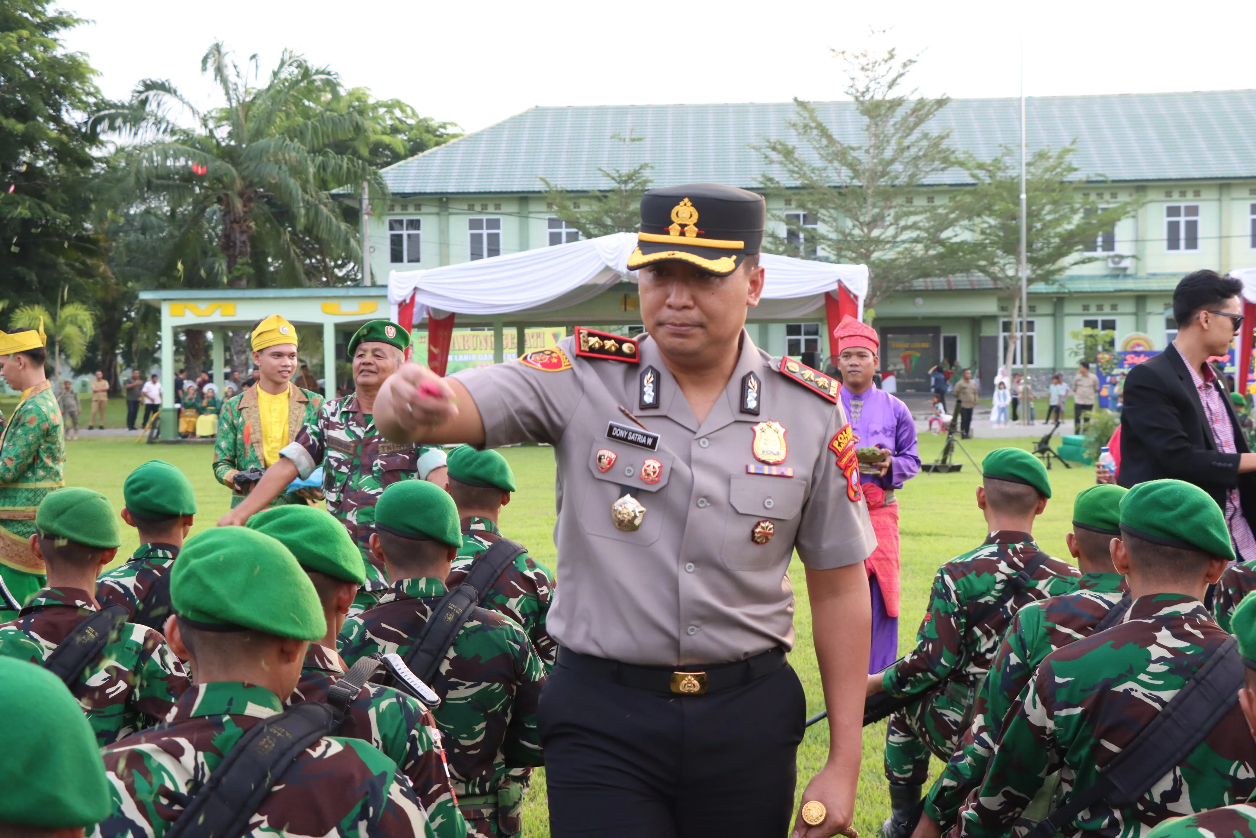 Kapolres Batubara Hadiri Penyambutan Personel Satgas Pamtas RI–PNG Yonif 126/KC TA 2026