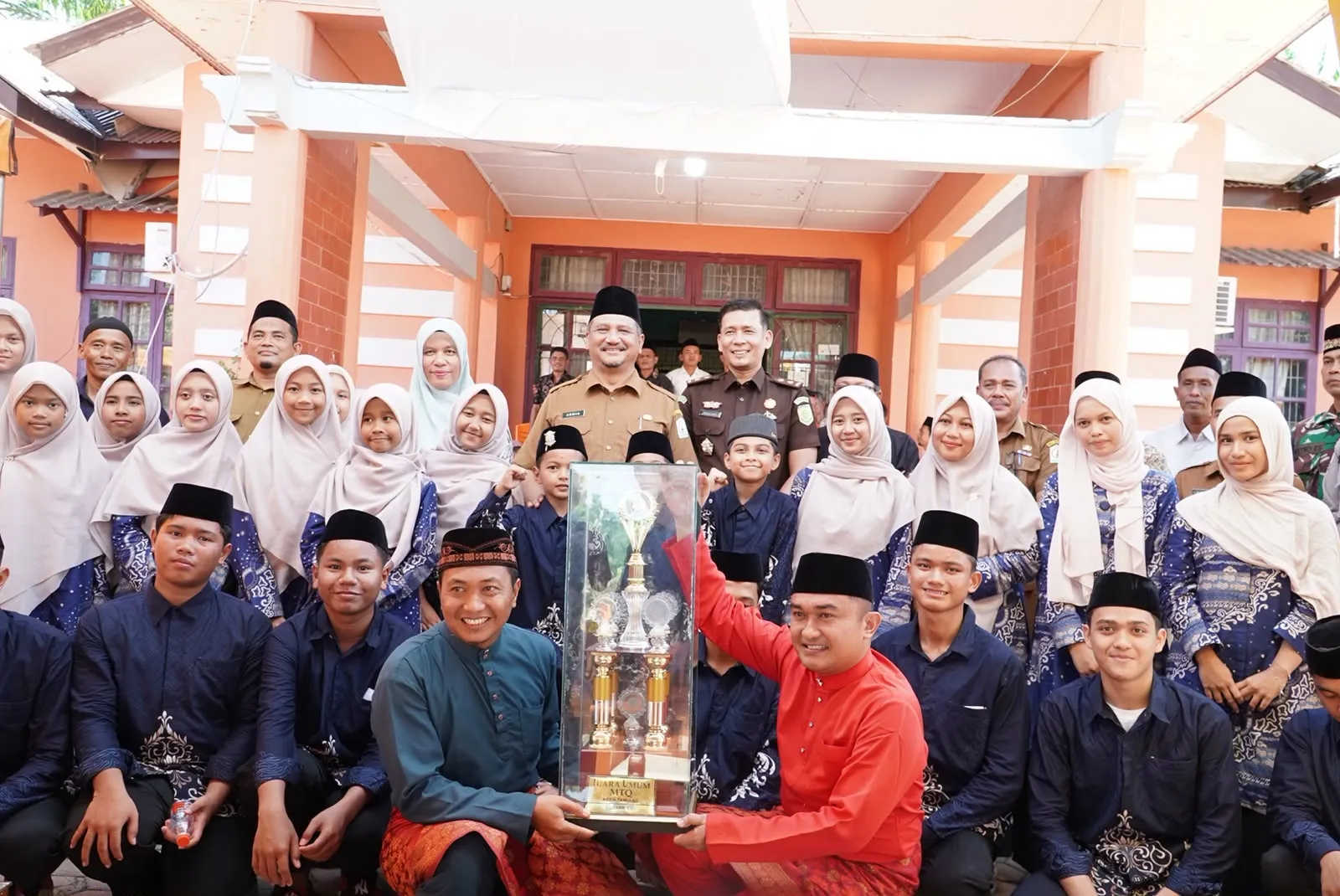 Raih Juara Umum MTQ Tingkat Kabupaten, Kecamatan Seruway Gelar Tasyakuran