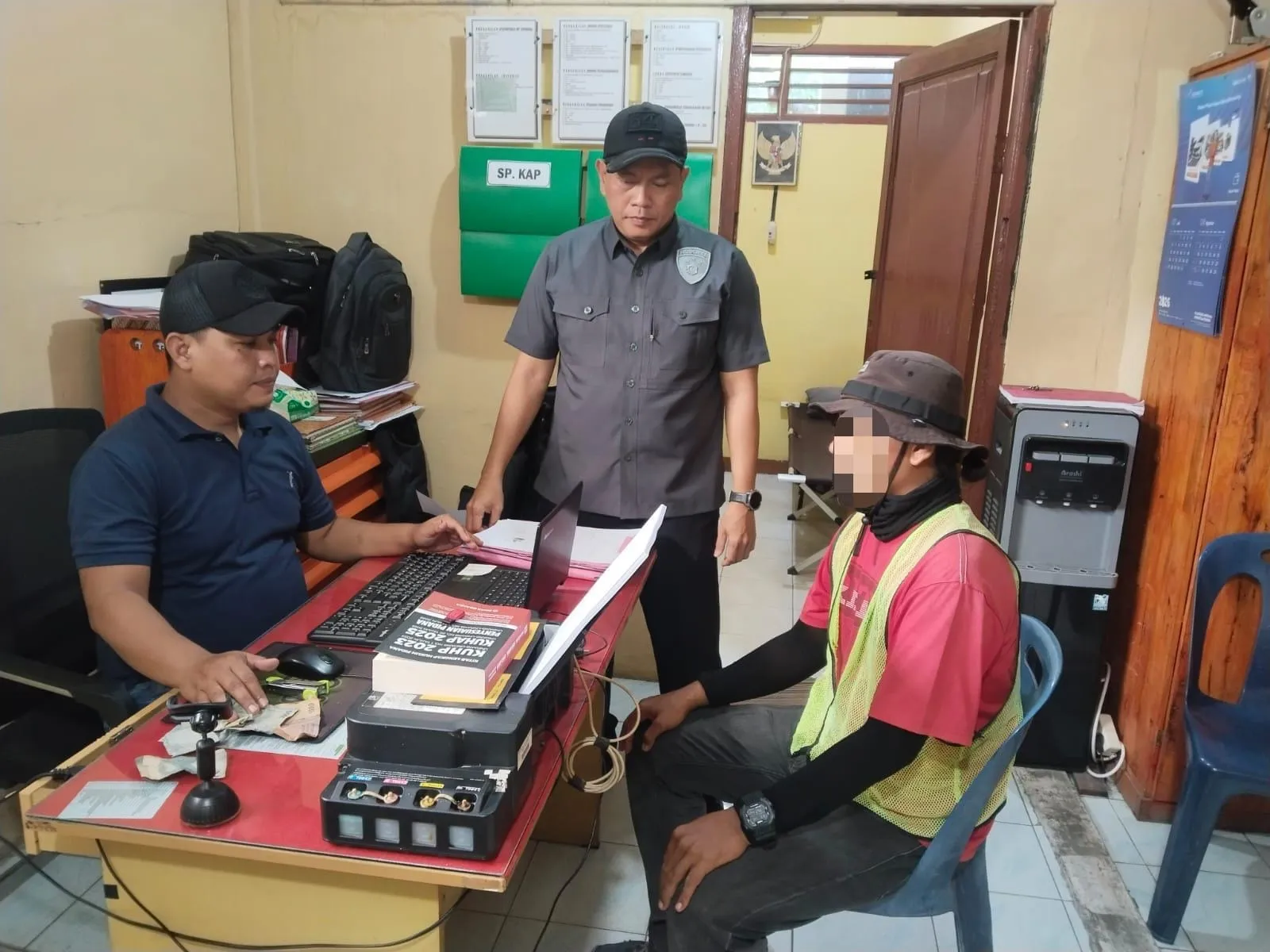 Polisi Amankan Pelaku Pungli di Simpang Pintu Tol Dolok Merawan