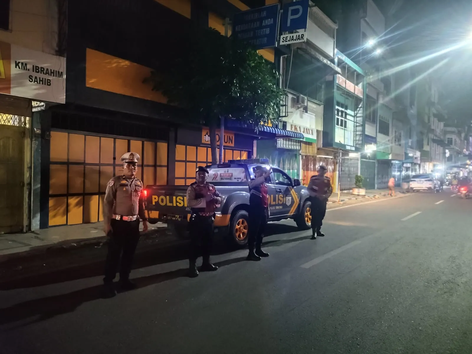 Patroli Perintis Presisi Jaga Kamtibmas di Tebing Tinggi