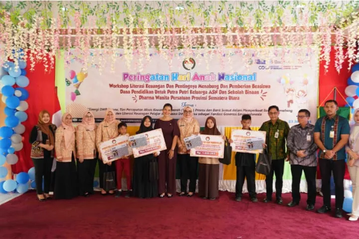 Kahiyang Ayu Salurkan Santunan Pendidikan Bagi 118 Siswa Binaan DWP Sumut