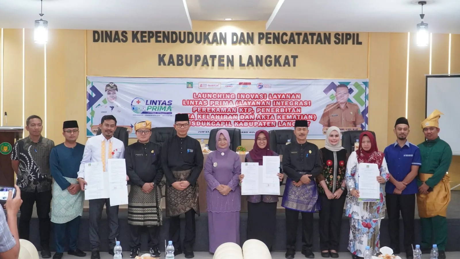 Plt. Bupati Langkat Luncurkan Lintas Prima, Layanan Adminduk Cepat, Terintegrasi, dan Gratis
