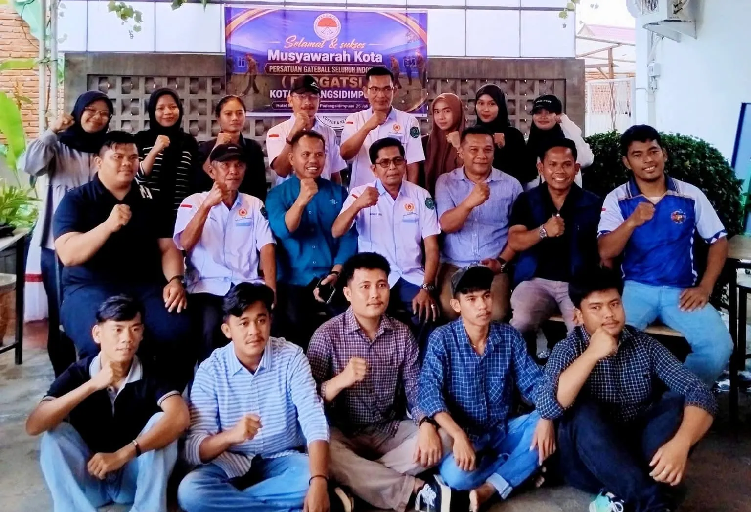 Aklamasi, Julpan Tambunan Resmi Nahkodai Pergatsi Kota Padangsidimpuan 2026-2030