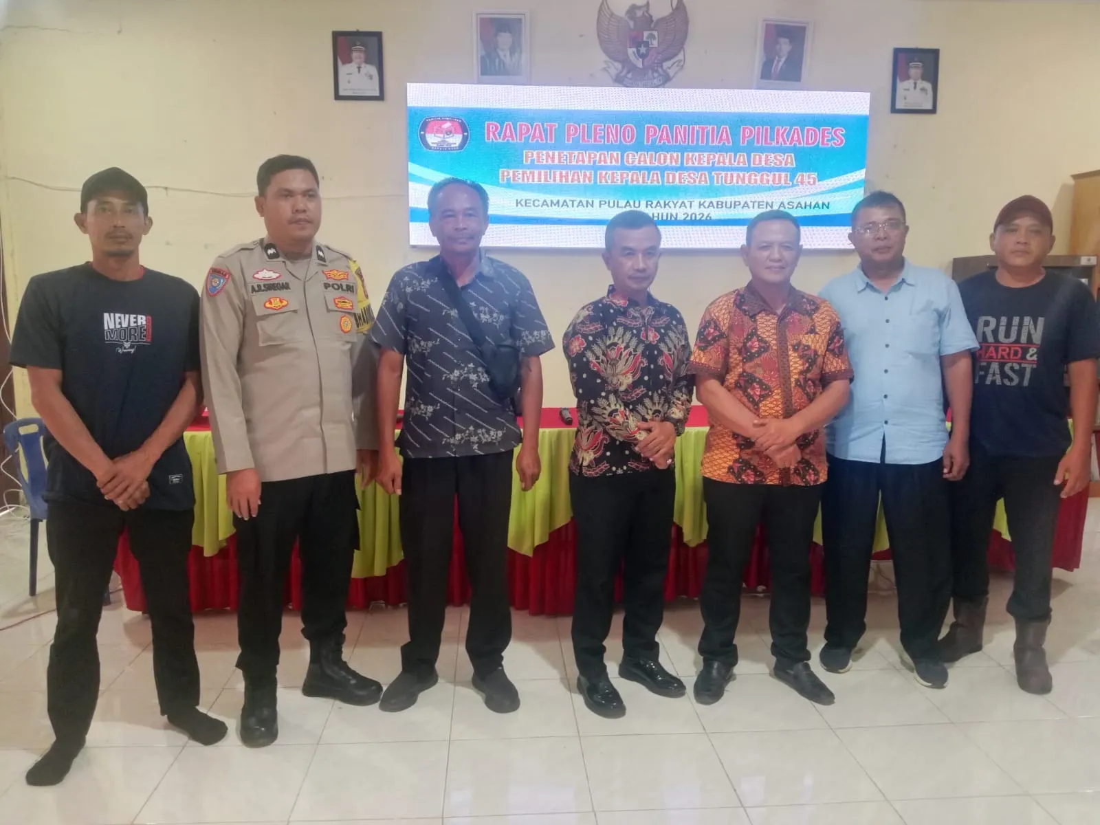 Dua Kandidat Ditetapkan di Pilkades Tunggul 45, Petahana vs Mantan Kades Bersaing Ketat