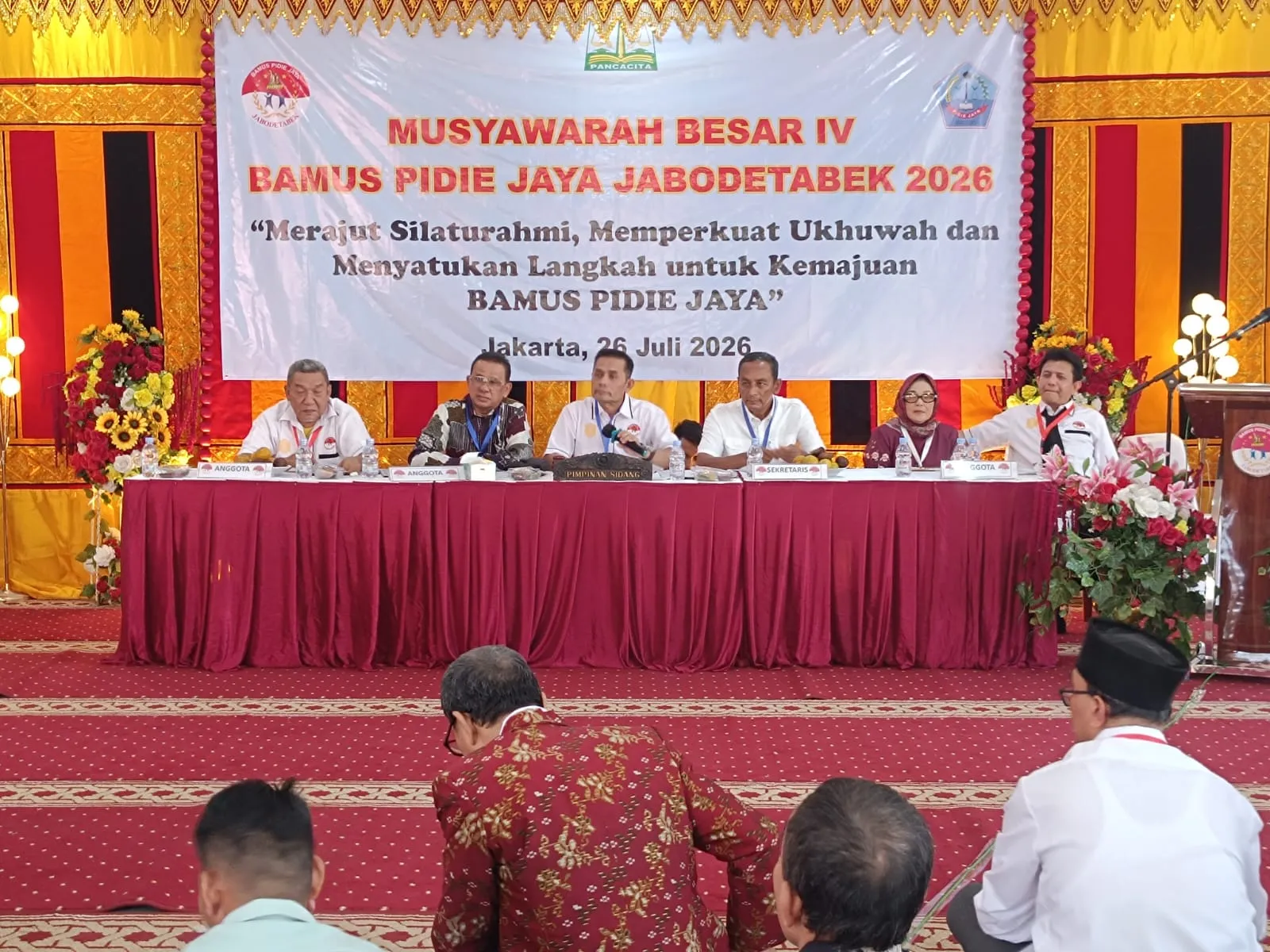 Secara Aklamasi Said Malawi Terpilih Kembali Pimpin Bamus Pidie Jaya Jabodetabek 2026-2030