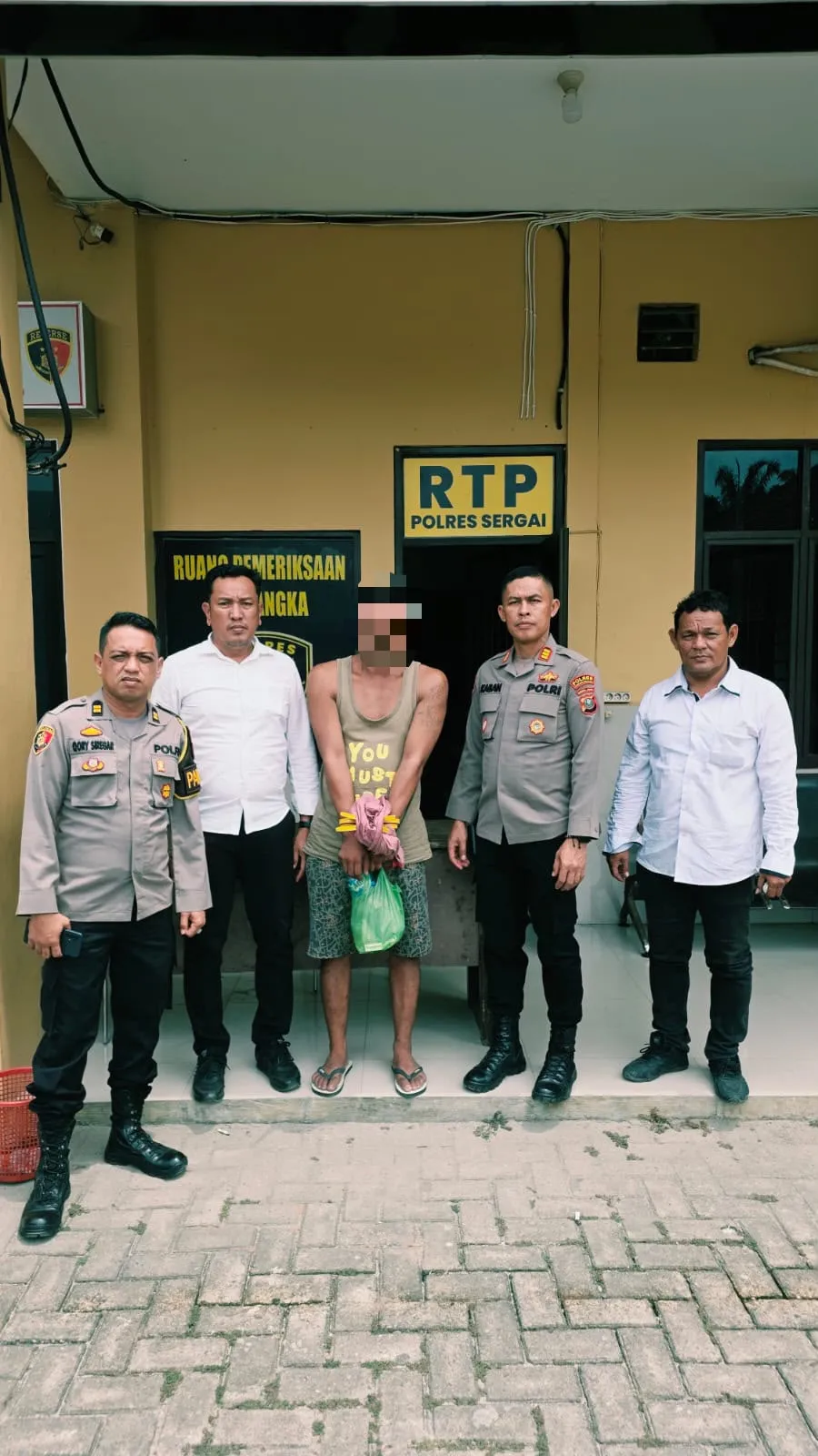 Tim Reskrim Polsek Dolok Masihul Ringkus DPO Penembak Security PTPN IV Sarang Giting
