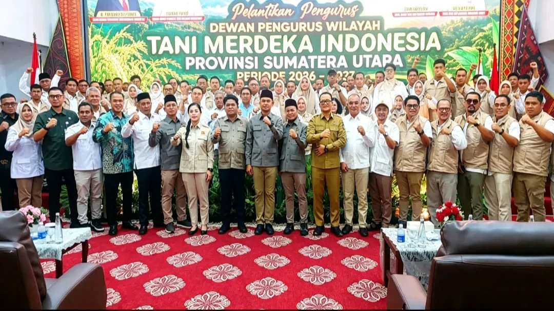 Gusmiyadi Resmi Pimpin Tani Merdeka Sumut, Don Muzakir Perintahkan Kawal Program Prabowo
