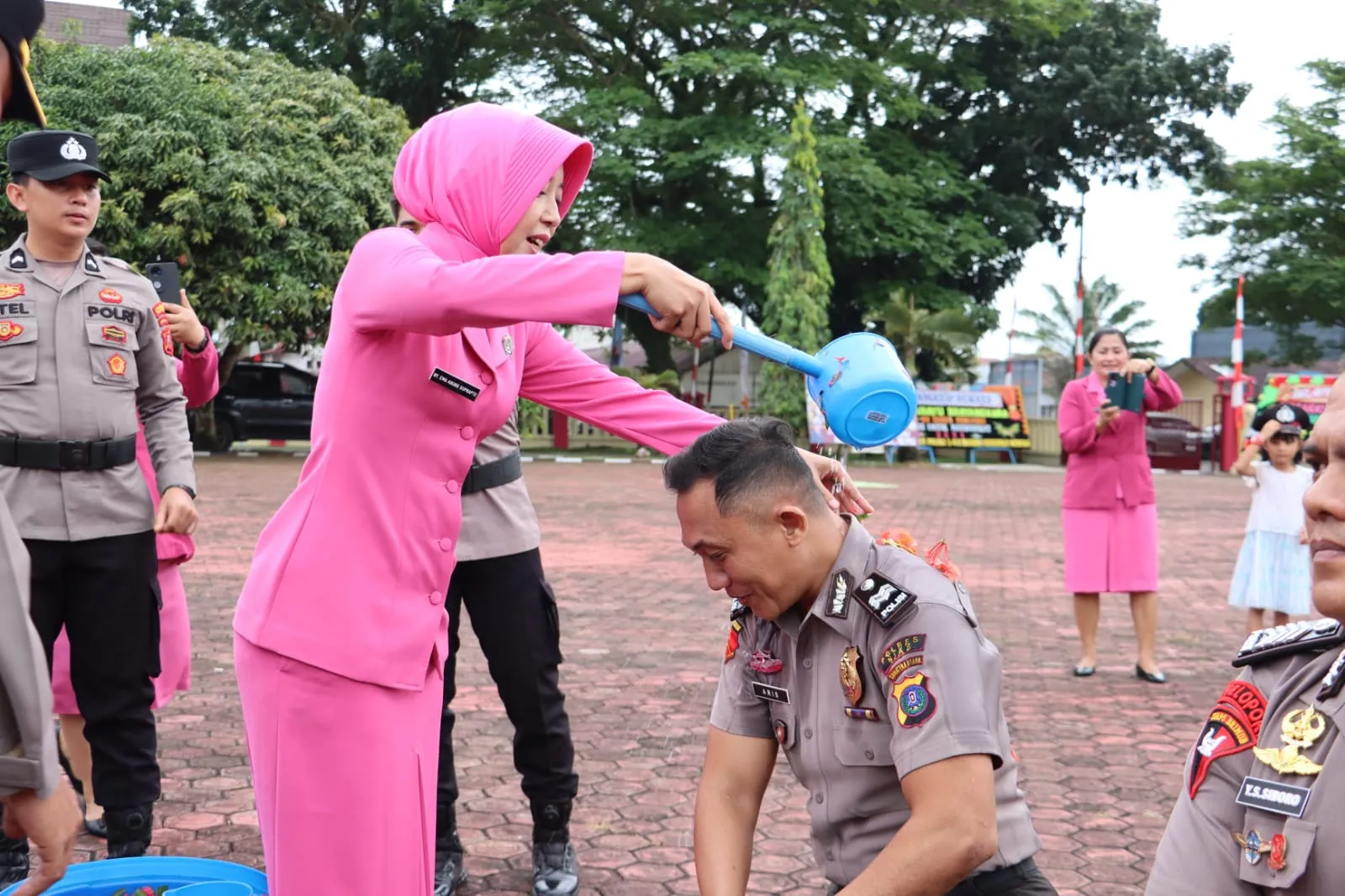 48 Personil Polres Nias Dan Brimob Naik Pangkat Mulai 1 Juli 2026