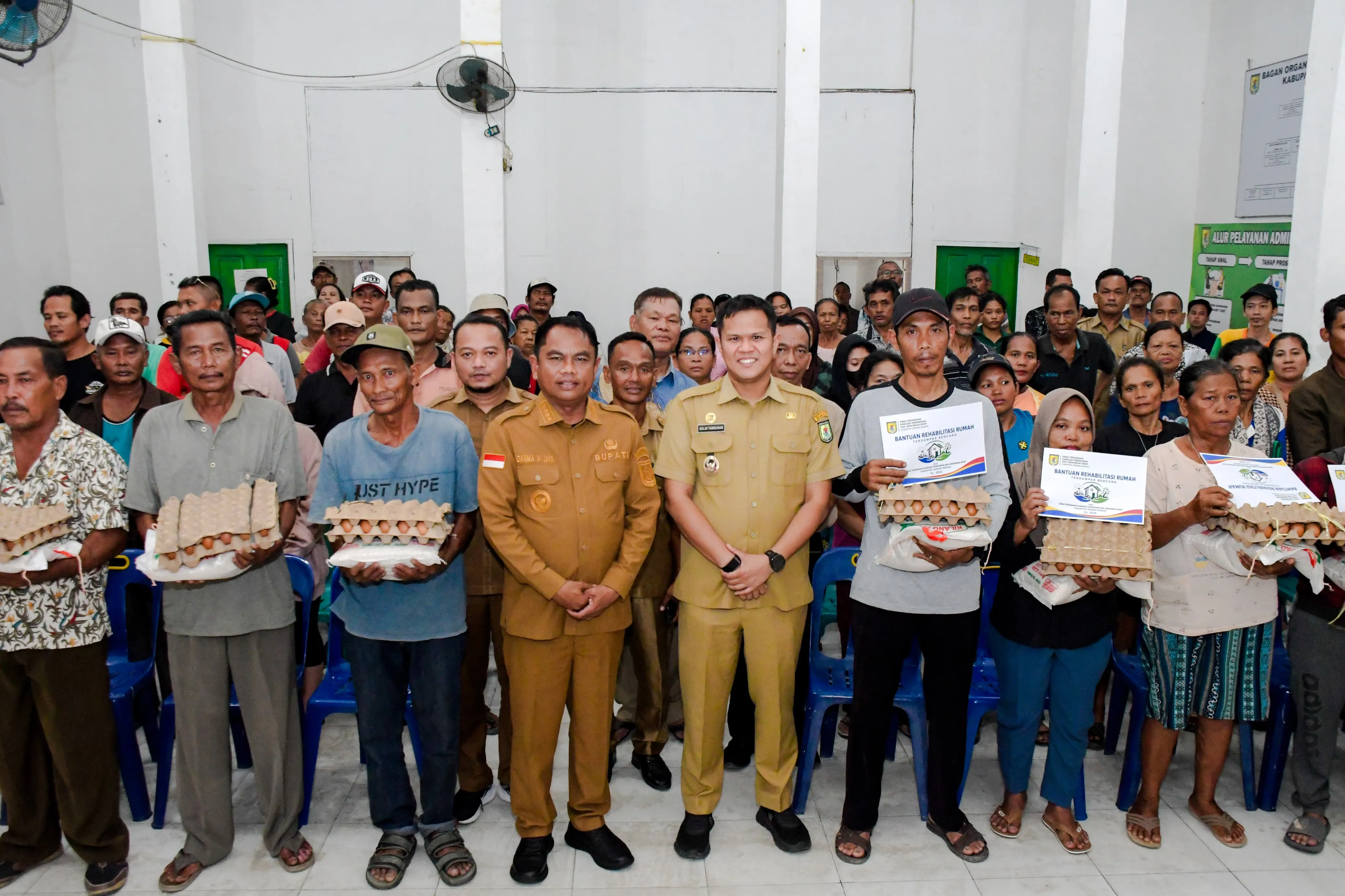 140 Rumah Rusak Diterjang Puting Beliung, Pemkab Sergai Salurkan Bantuan Lewat Perbankan