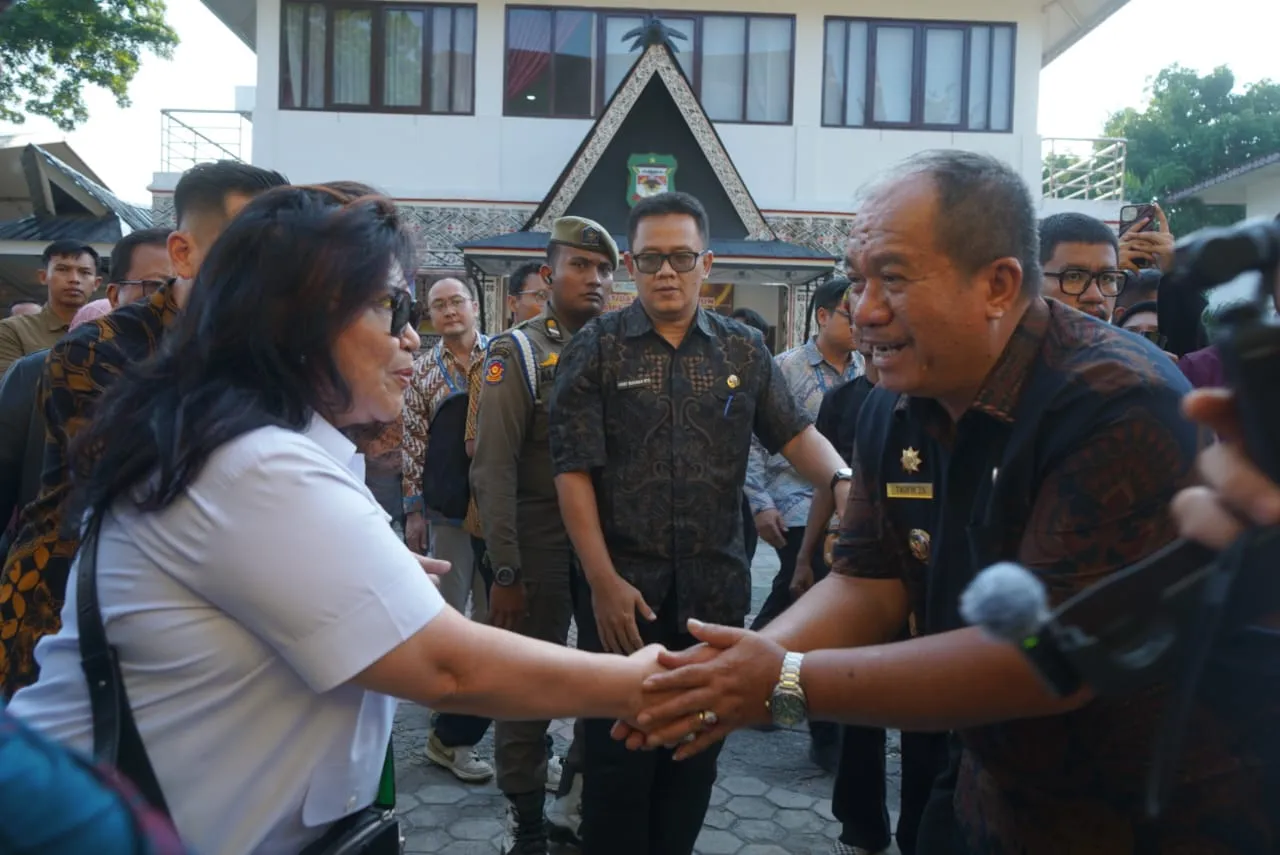 Komisi VII DPR RI Dan Gubsu Kunjungi Paviliun PRSU Asahan