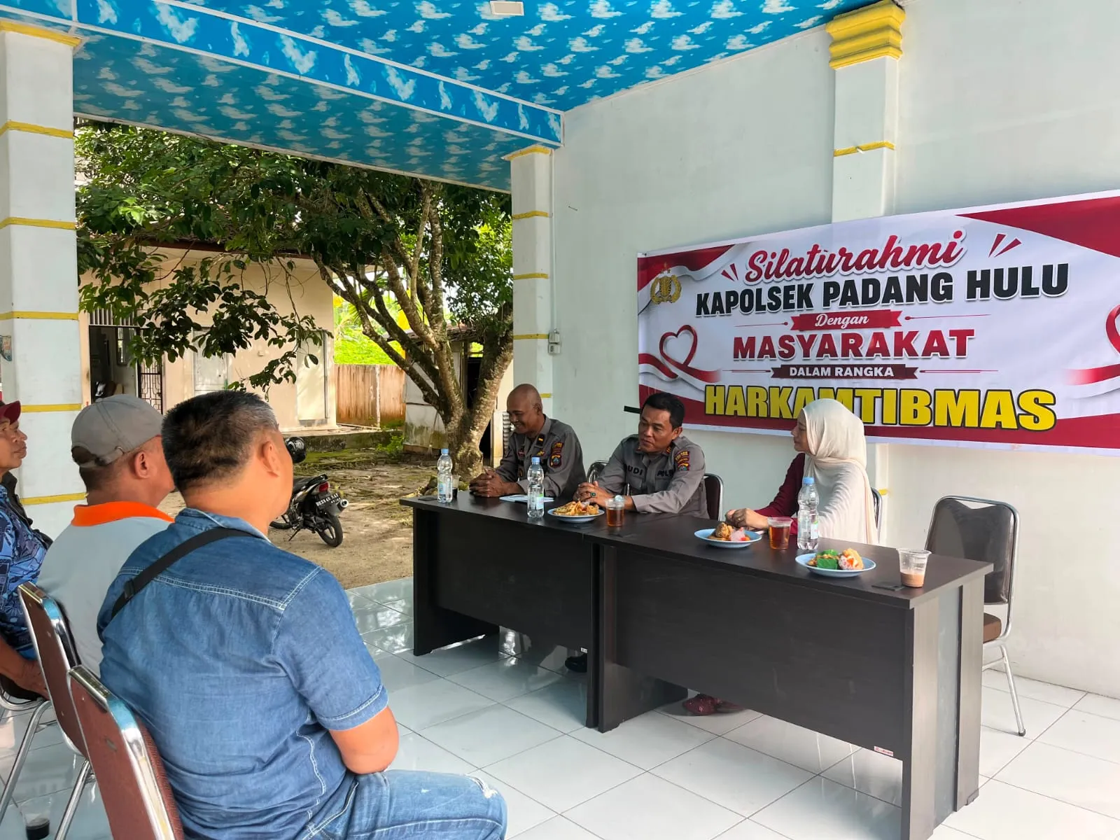 Kapolsek Padang Hulu Terima Aspirasi Warga Pabatu, Ajak Bersama Jaga Kamtibmas
